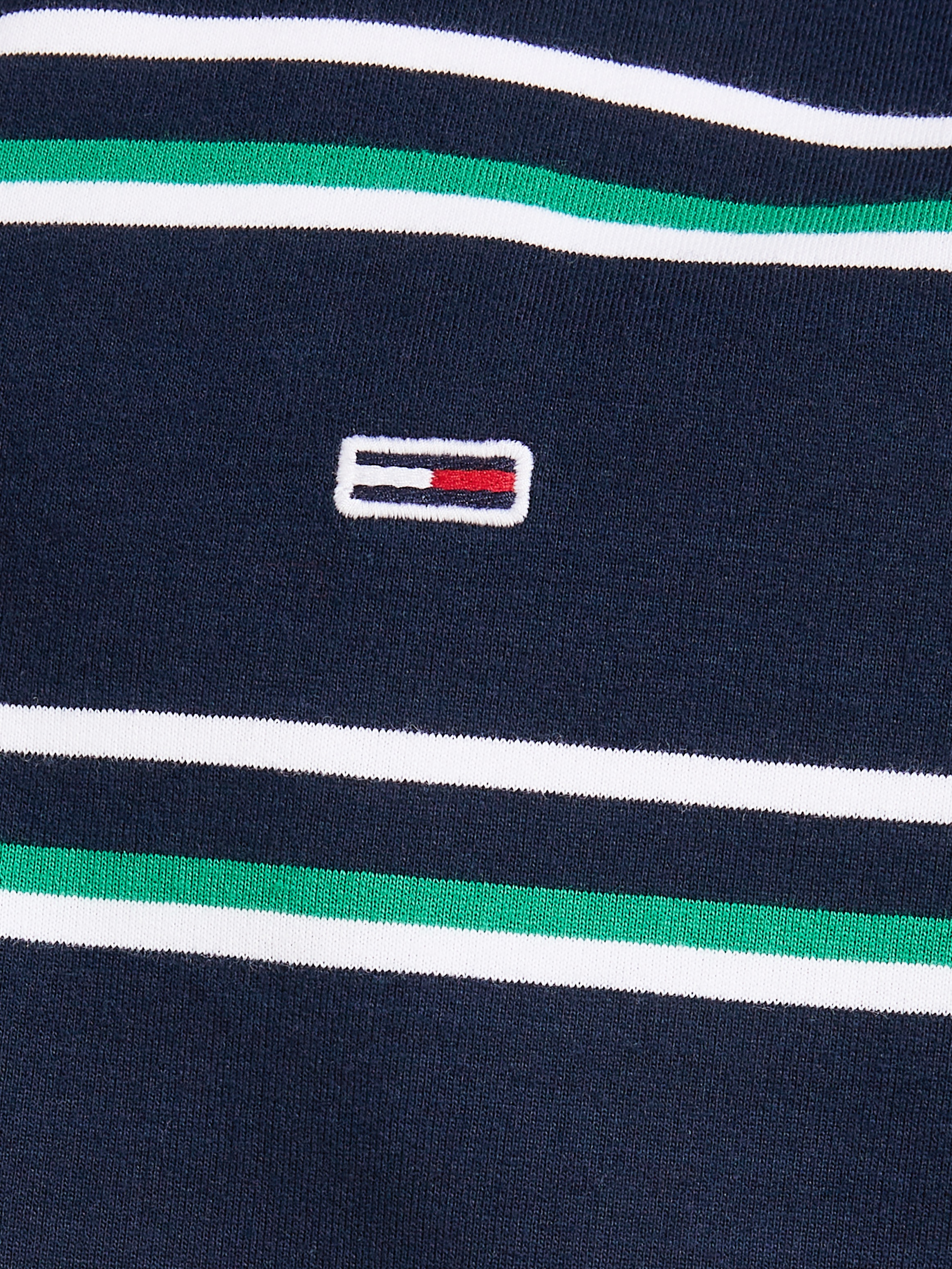 Tommy Jeans Poloshirt »TJM REG ESSENTIAL STRIPE POLO«, mit Logostickerei