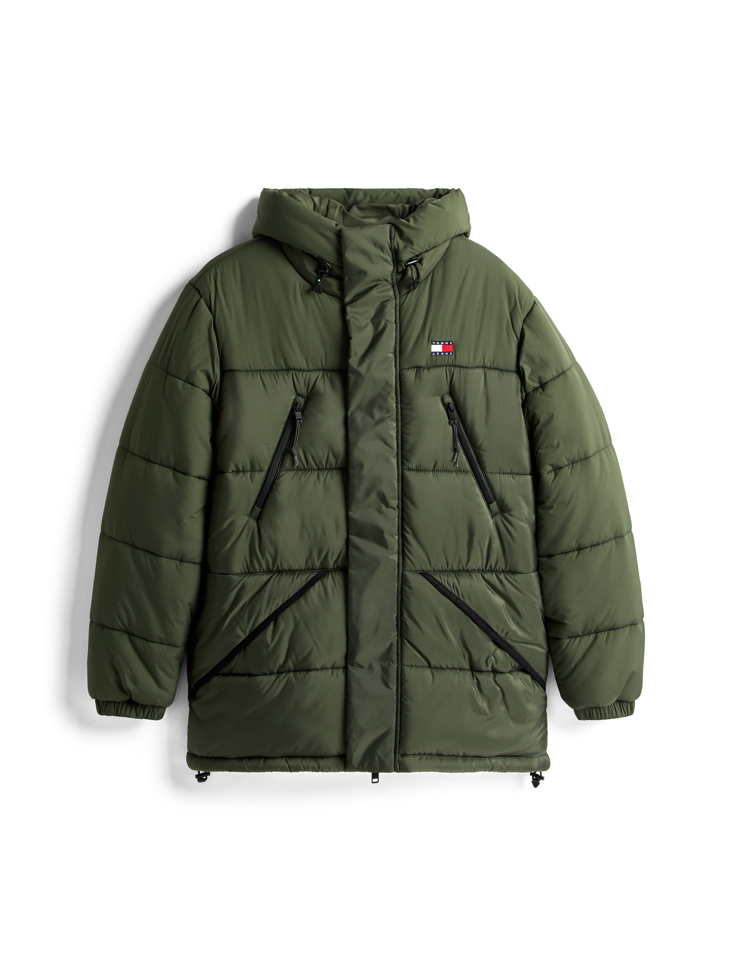 Tommy Jeans Steppmantel »FABRIC MIXED PARKA« Regular fit mit Kapuze