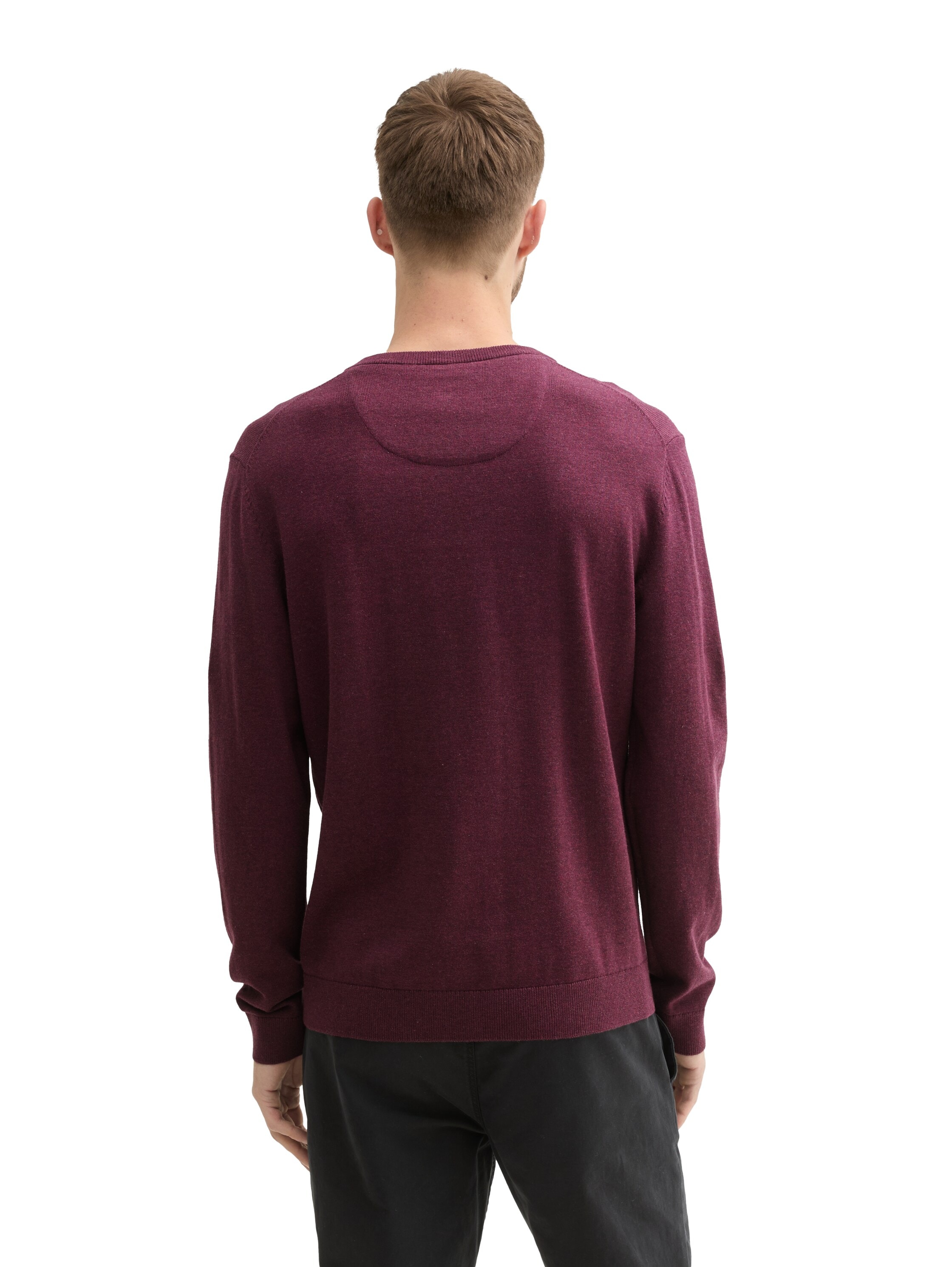 TOM TAILOR Strickpullover Pullover Strickpullover V-Neck (1-tlg) günstig online kaufen