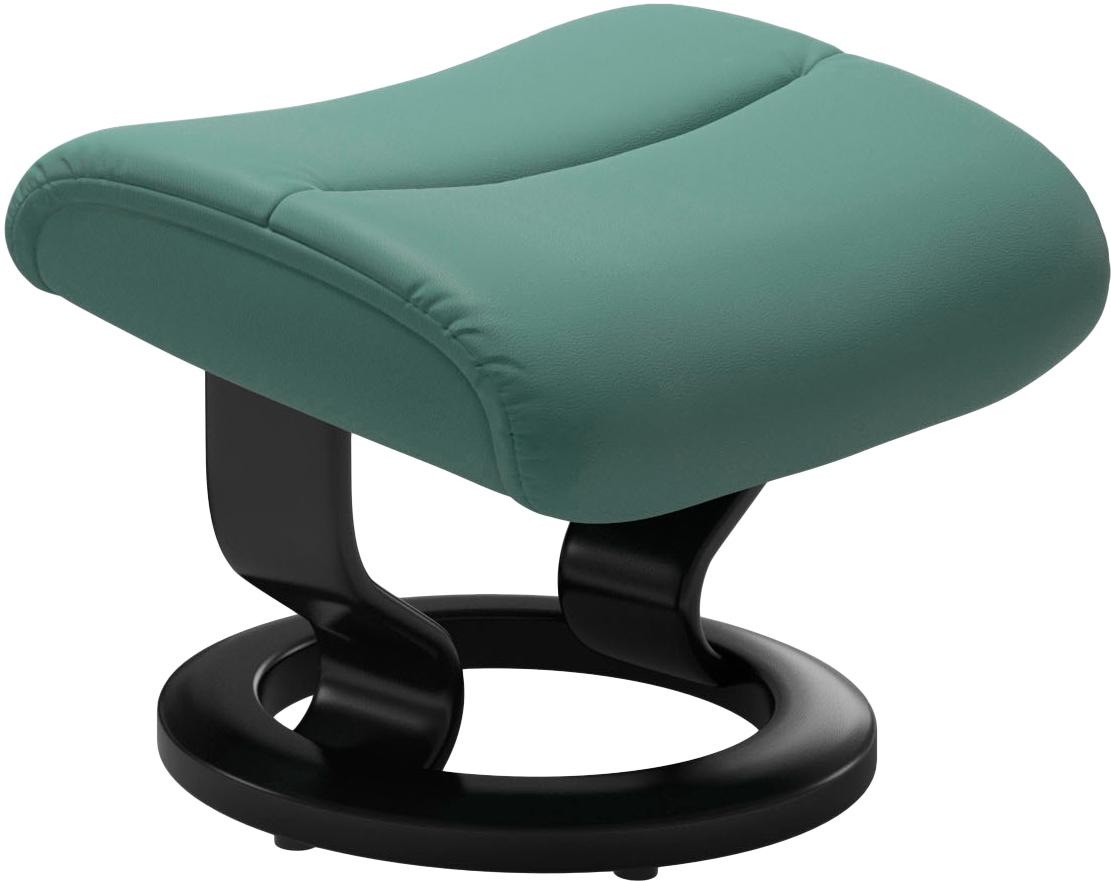 Stressless® Relaxsessel »View«, (Set, Relaxsessel mit Hocker), mit Classic Base, Größe M,Gestell Schwarz