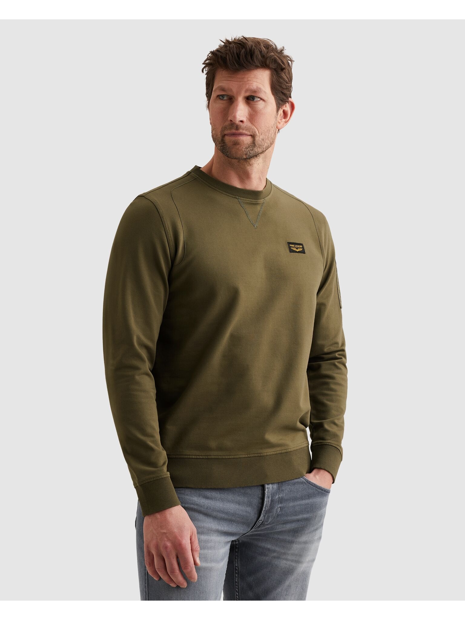PME Legend Airstrip Sweatshirt Ivy Green XL 4