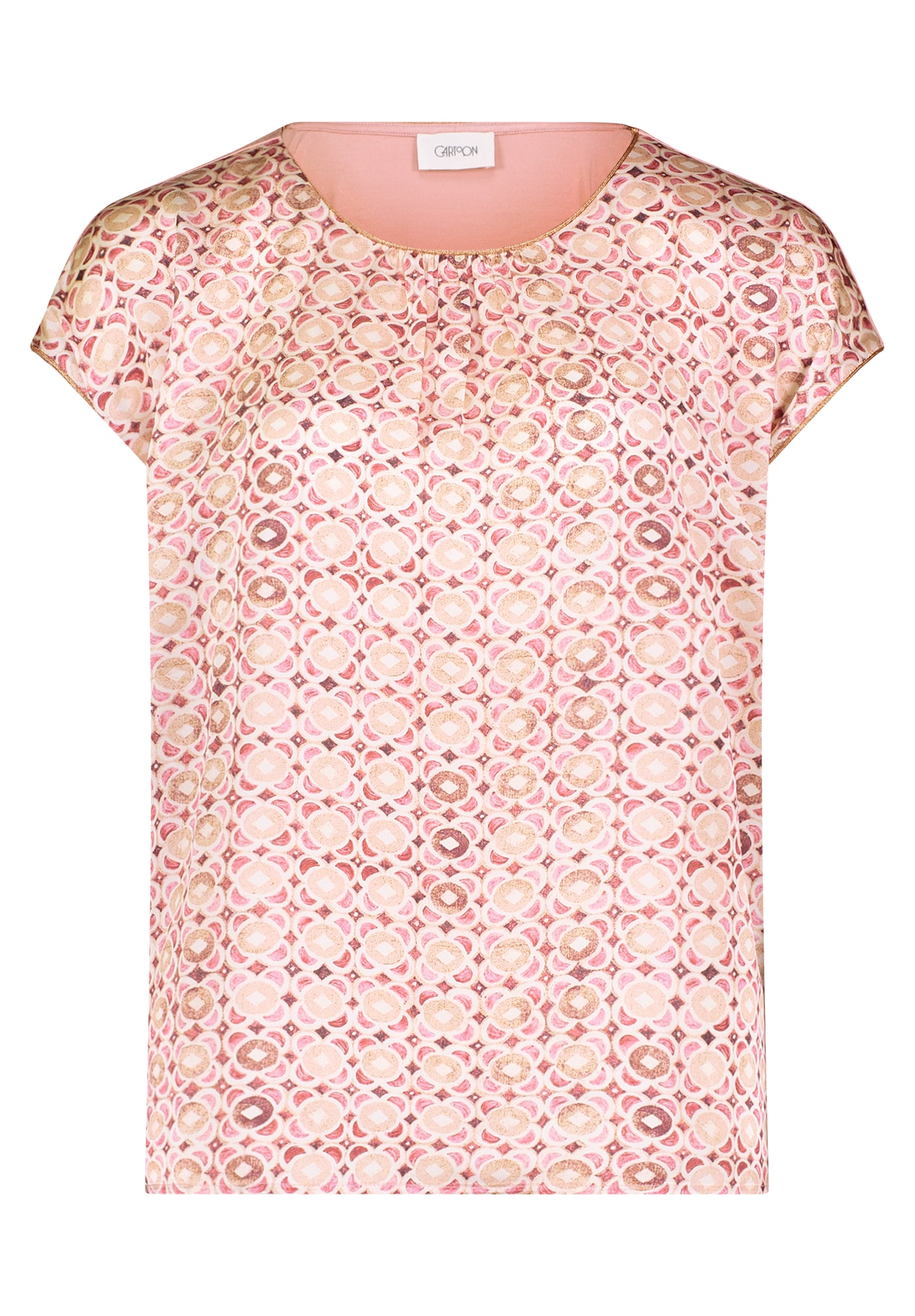 Cartoon Kurzarmshirt "Cartoon Damen Blusenshirt mit Print", (1 tlg.), Muste günstig online kaufen