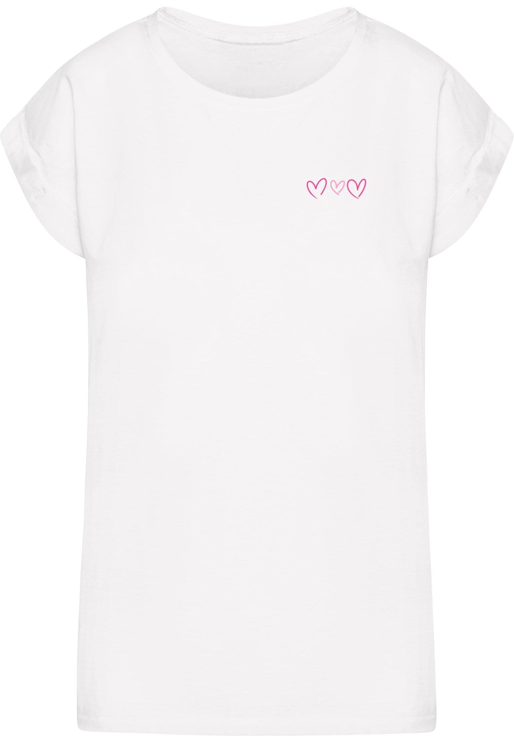 Miss Tee T-Shirt "Miss Tee Always Trust Your Heart Ladies Extended Shoulder günstig online kaufen