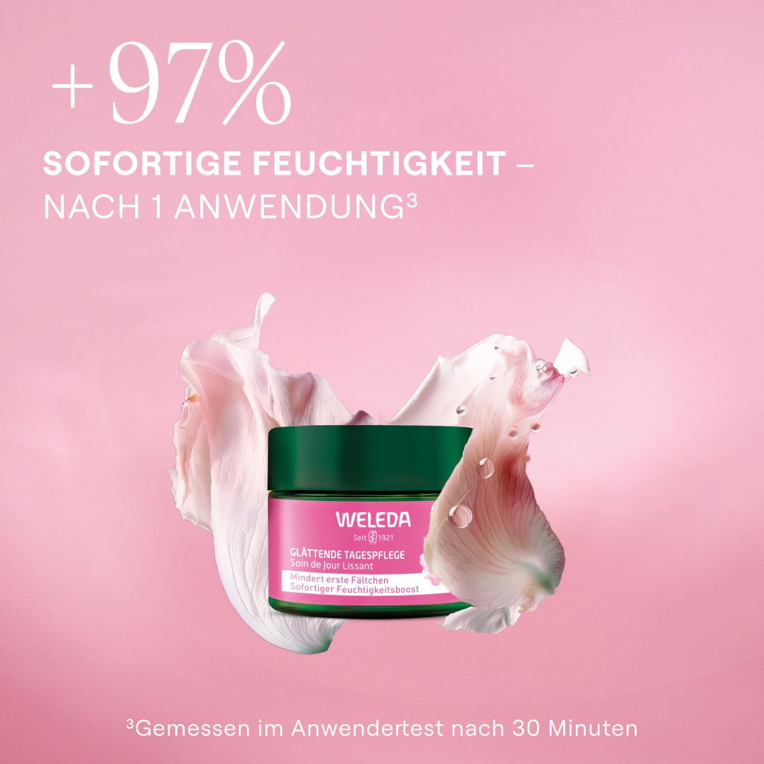 WELEDA Gesichtspflege »Weleda Glättende Tagespflege Wildrose & Weisser Tee«
