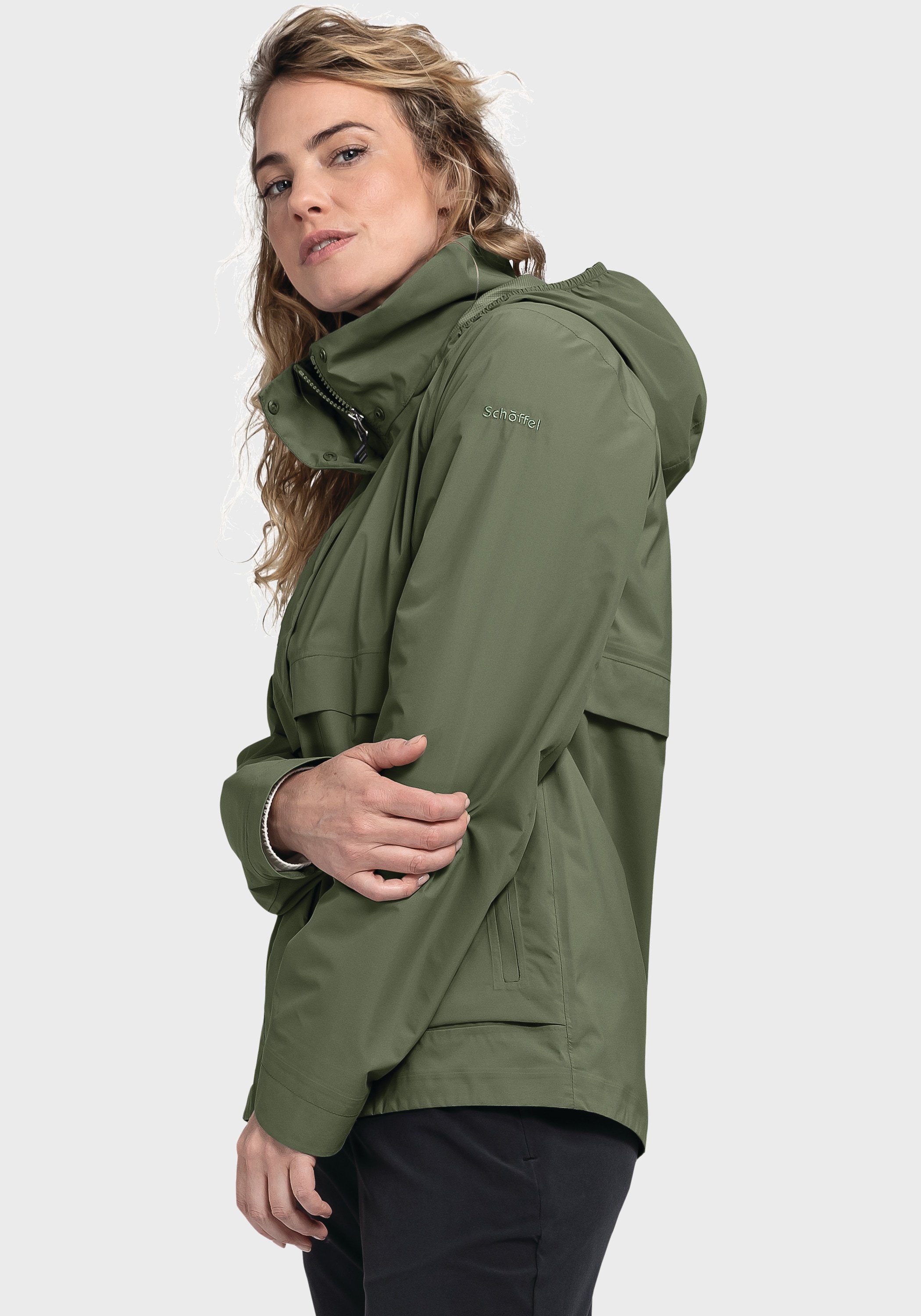 Schöffel Outdoorjacke »2.5L Jacket Bellagio L«, mit Kapuze
