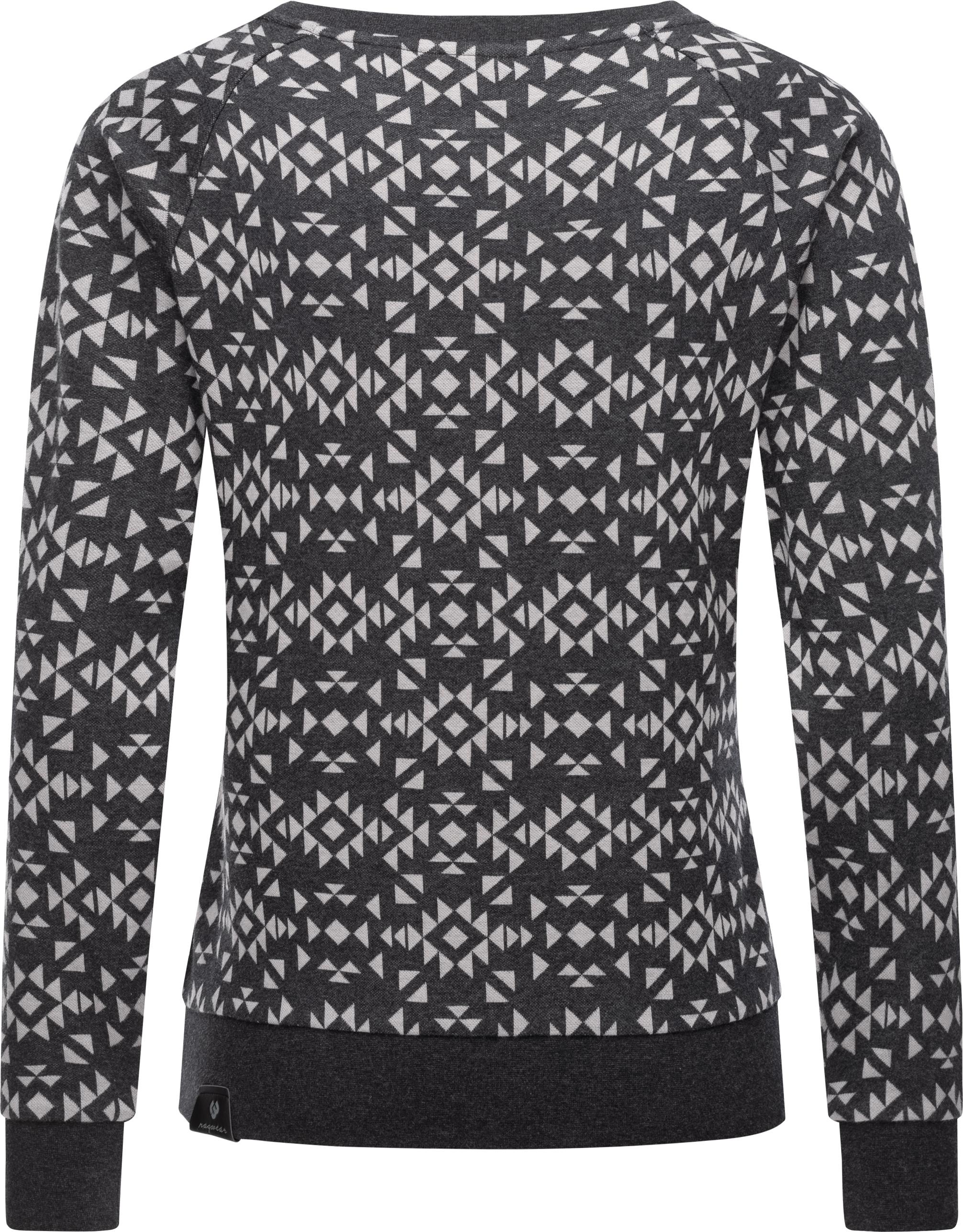 Ragwear Rundhalspullover »Darria Aztec«, Leichter Damen Pullover mit coolem Print-Muster