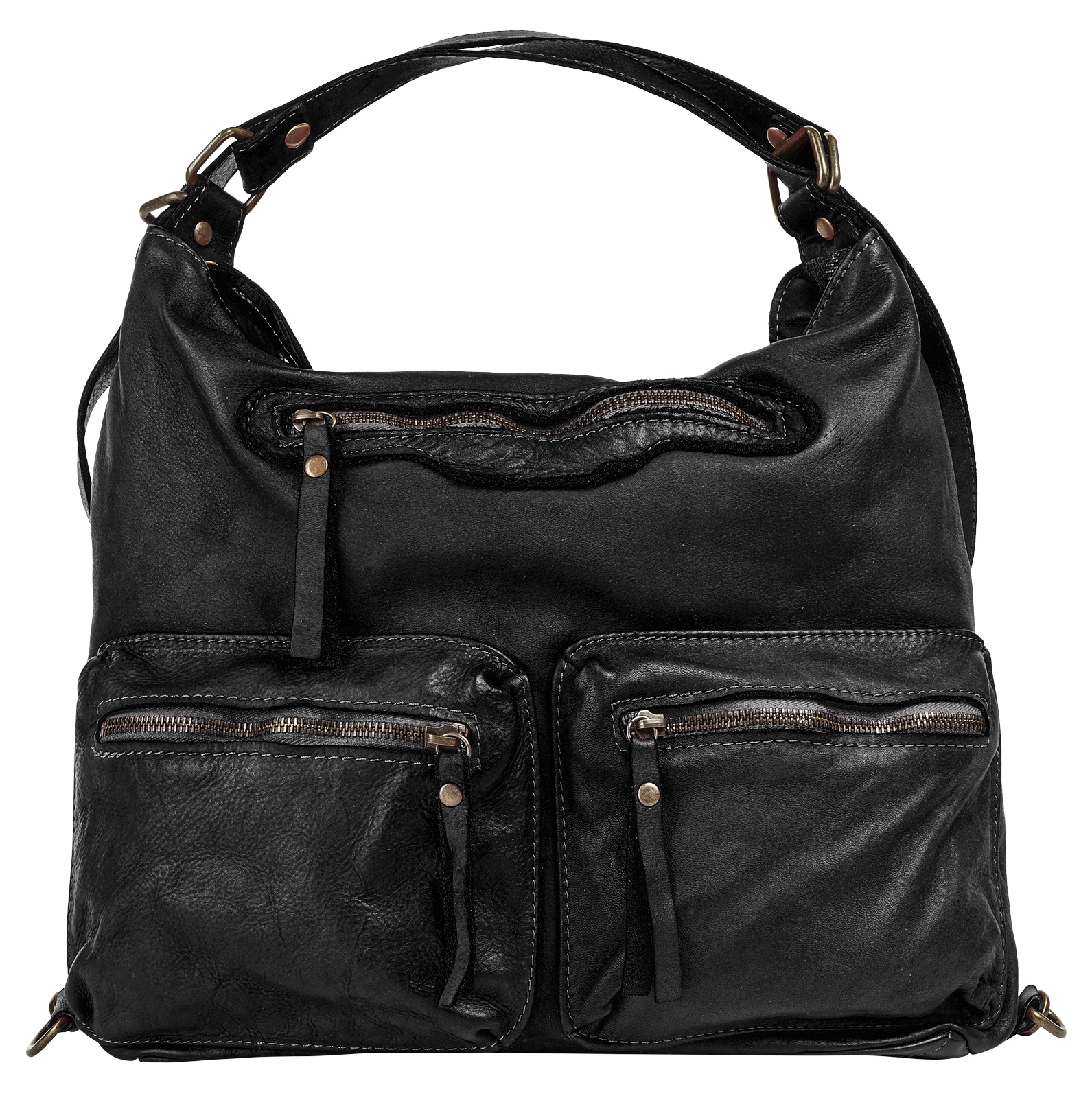 Samantha Look Shopper, echt Leder, Made in Italy