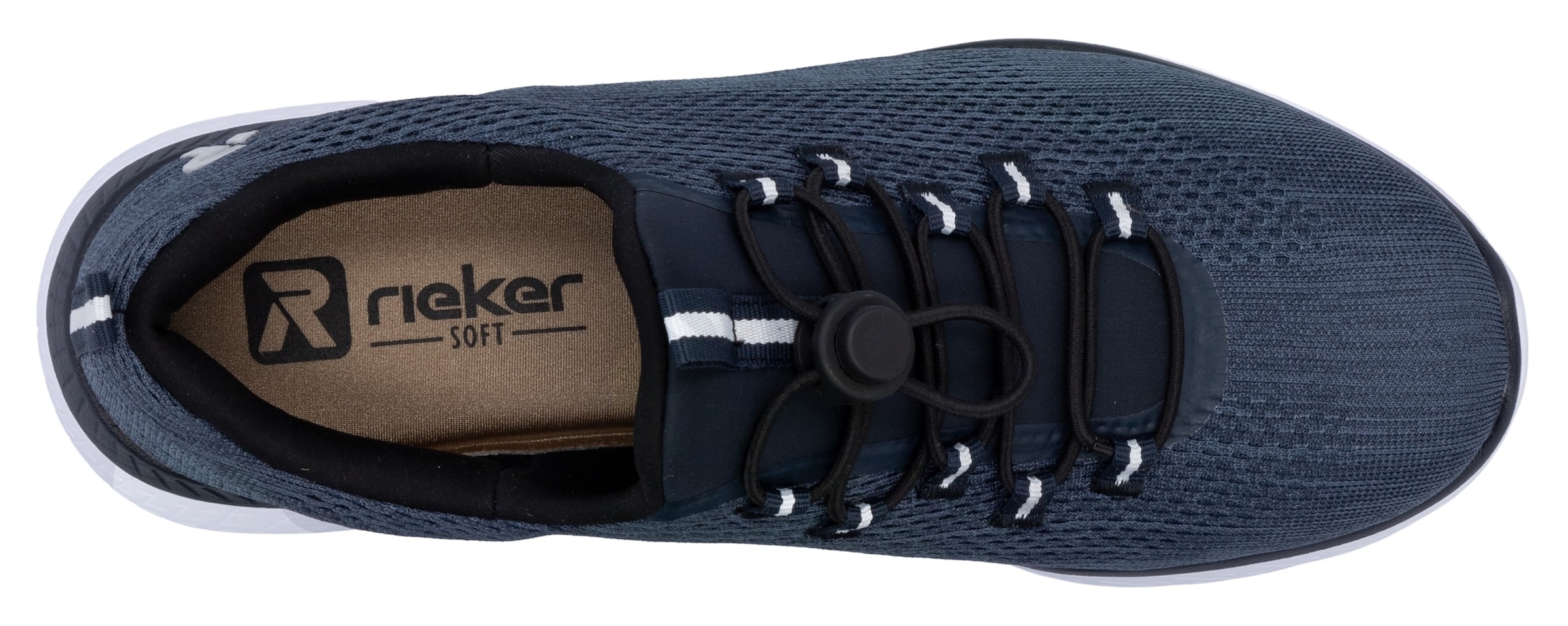 RIEKER Sport Slip-On Sneaker, Schlupfschuh, Halbschuh, Freizeitsneaker mit MemoSoft-Ausstattung