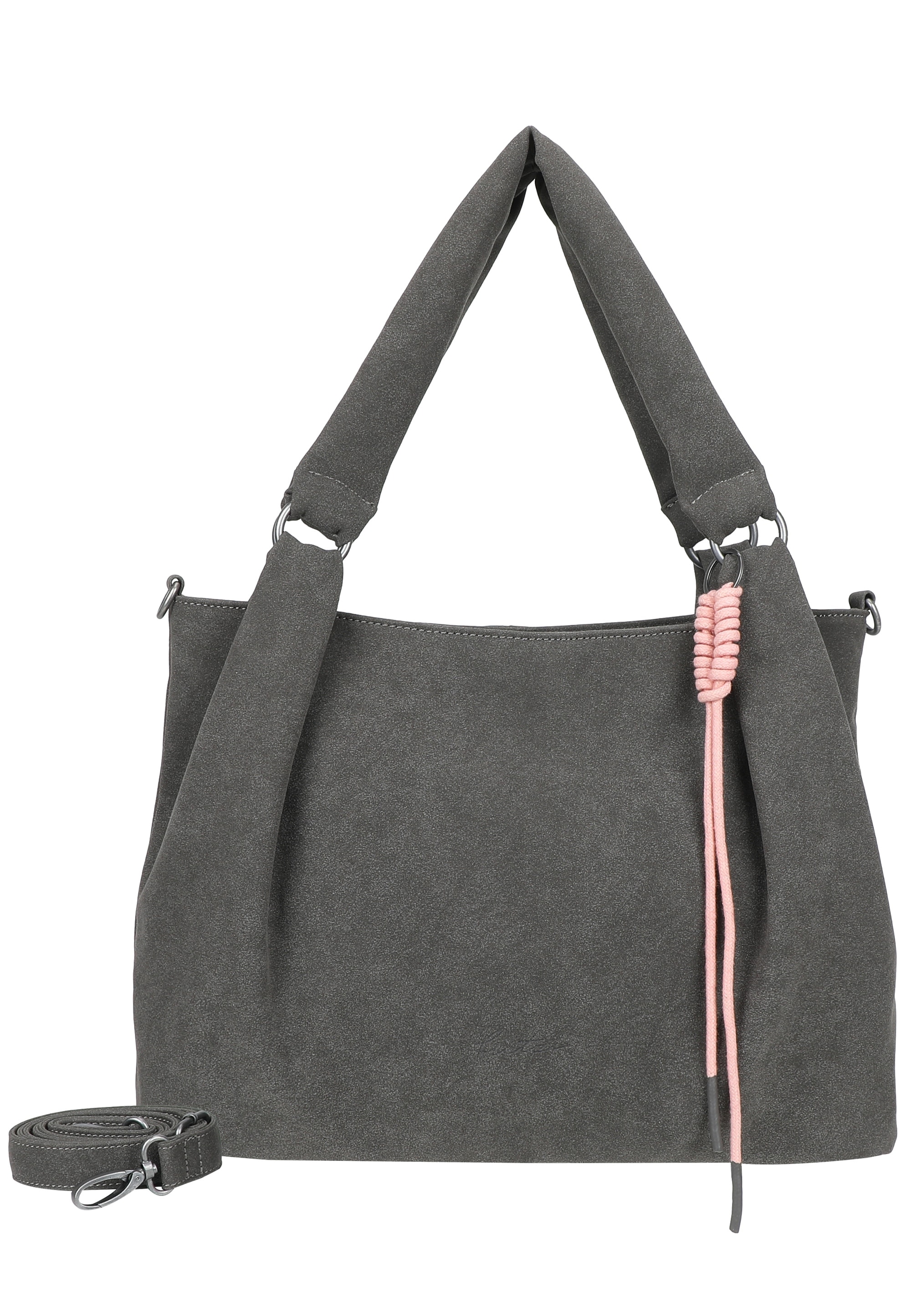 Fritzi aus Preußen Henkeltasche "Sue03 Suede Jacky Soft Dark Anthra" mit ab günstig online kaufen