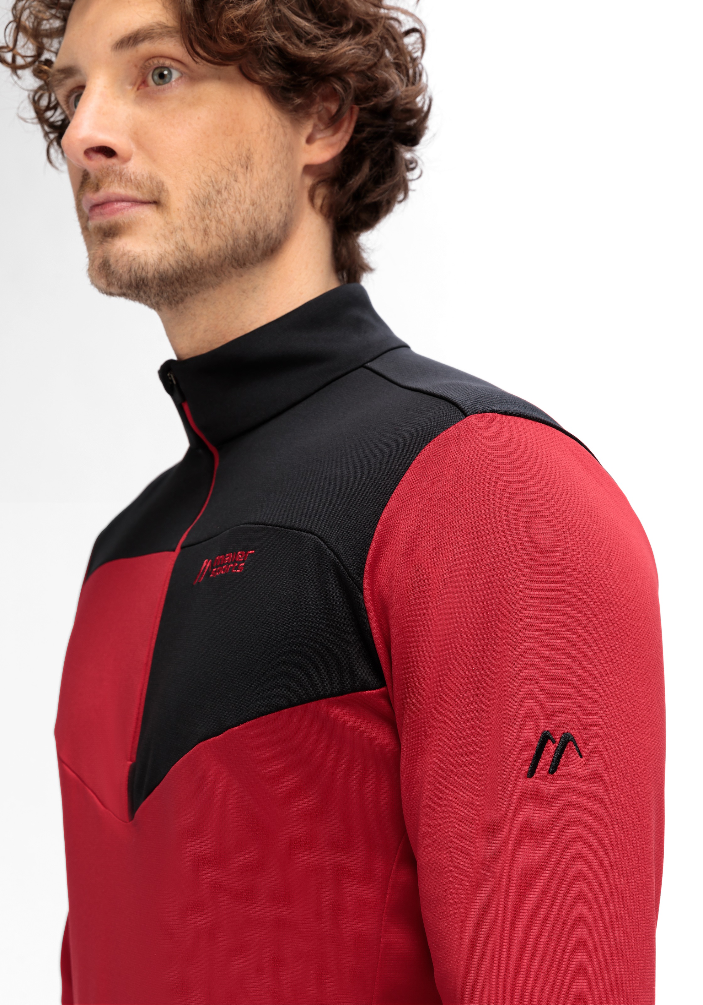 Maier Sports Rollkragenpullover "Felian", Herren Midlayer, pflegeleichtes H günstig online kaufen