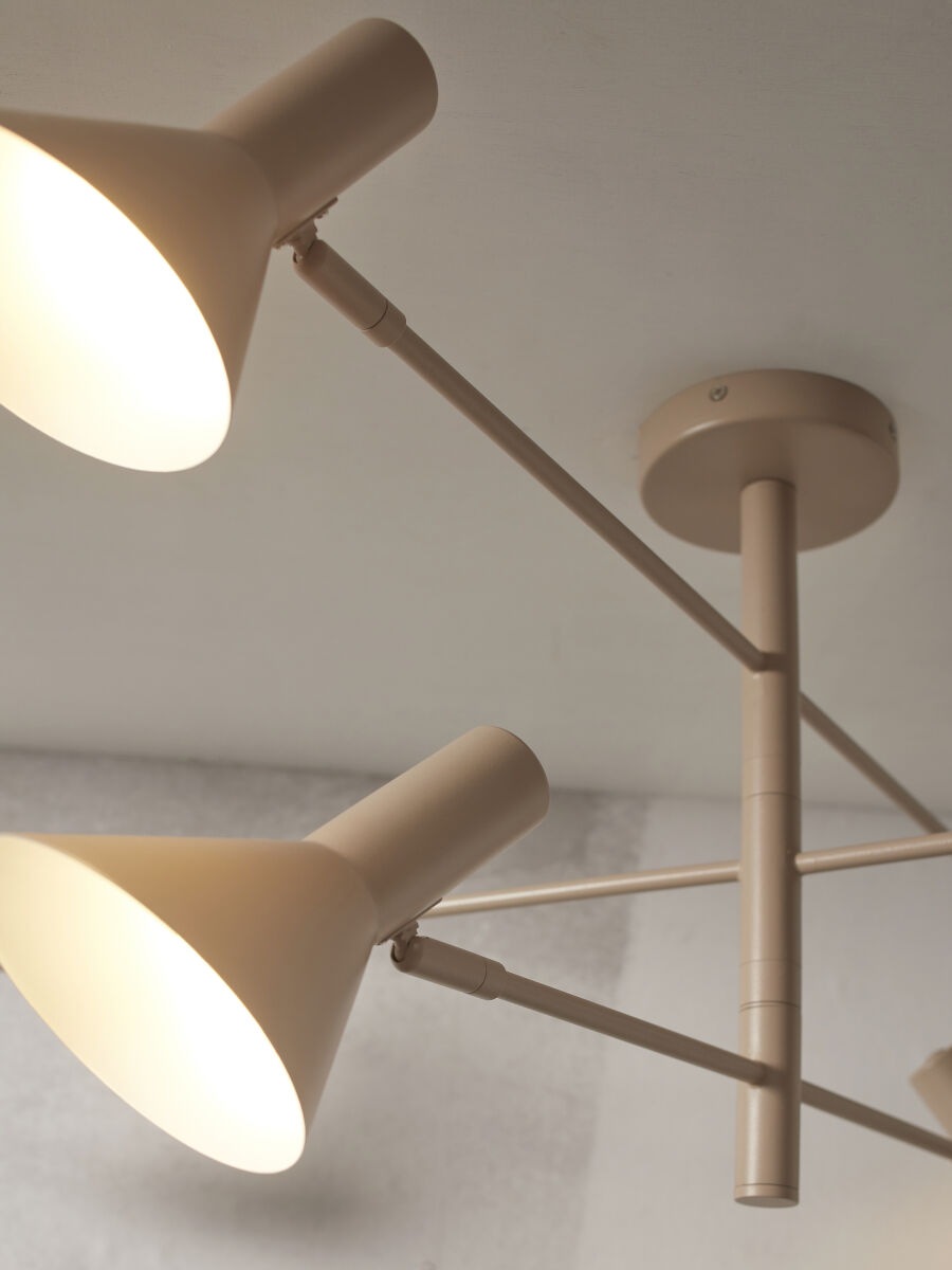 it's About RoMi Deckenleuchte »Izmir«, 6 flammig, Leuchtmittel E14 | LED wechselbar, Gutes leselicht
