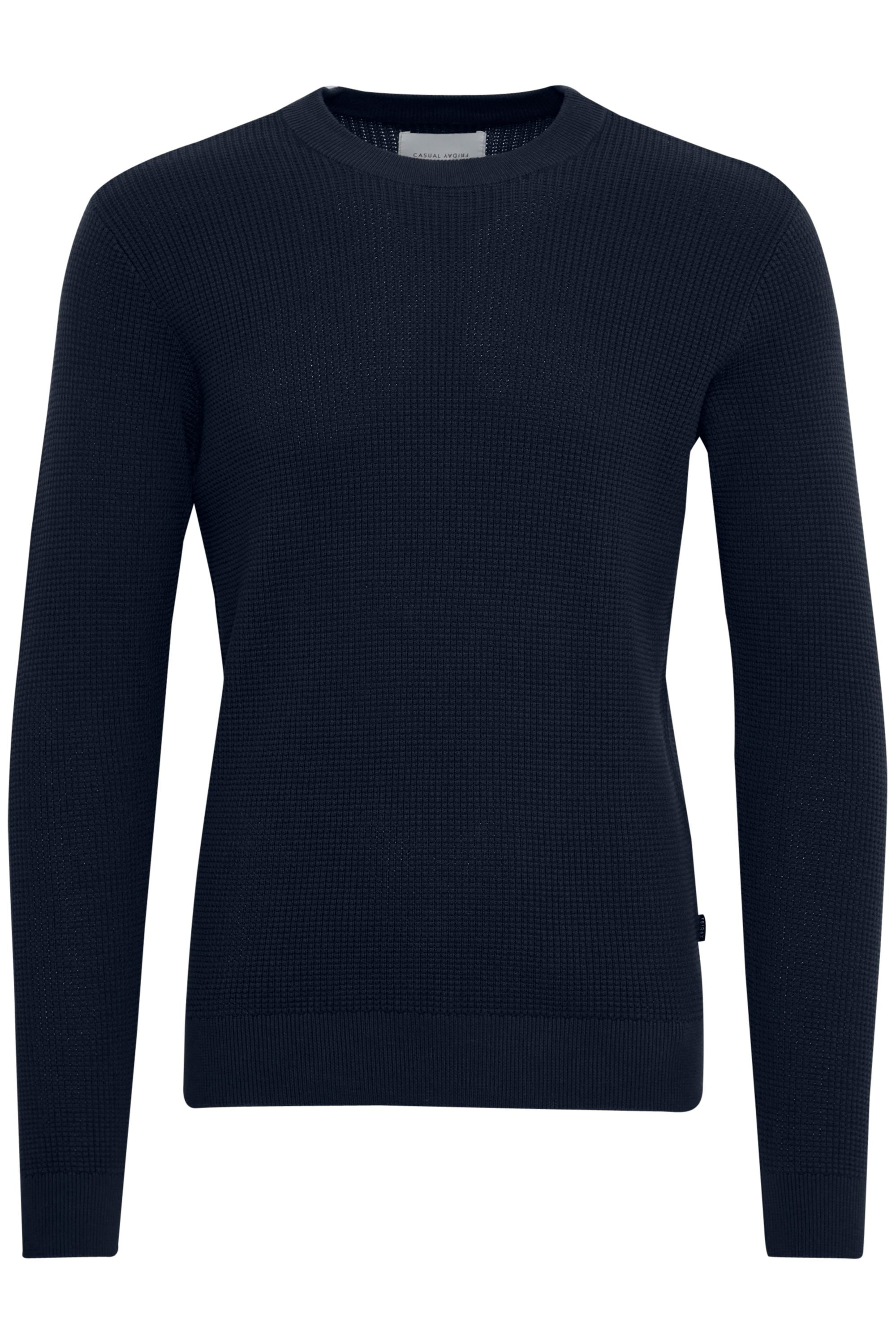 Casual Friday Strickfleece-Pullover "Strickpullover CFKarlo"