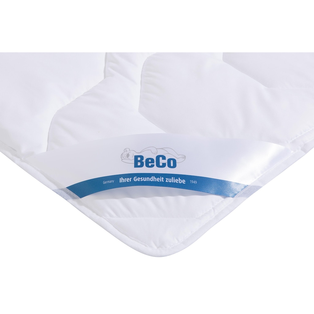 Beco Kunstfaserbettdecke »Antibac«, leicht, Bezug 100% Baumwolle, (1 St.)