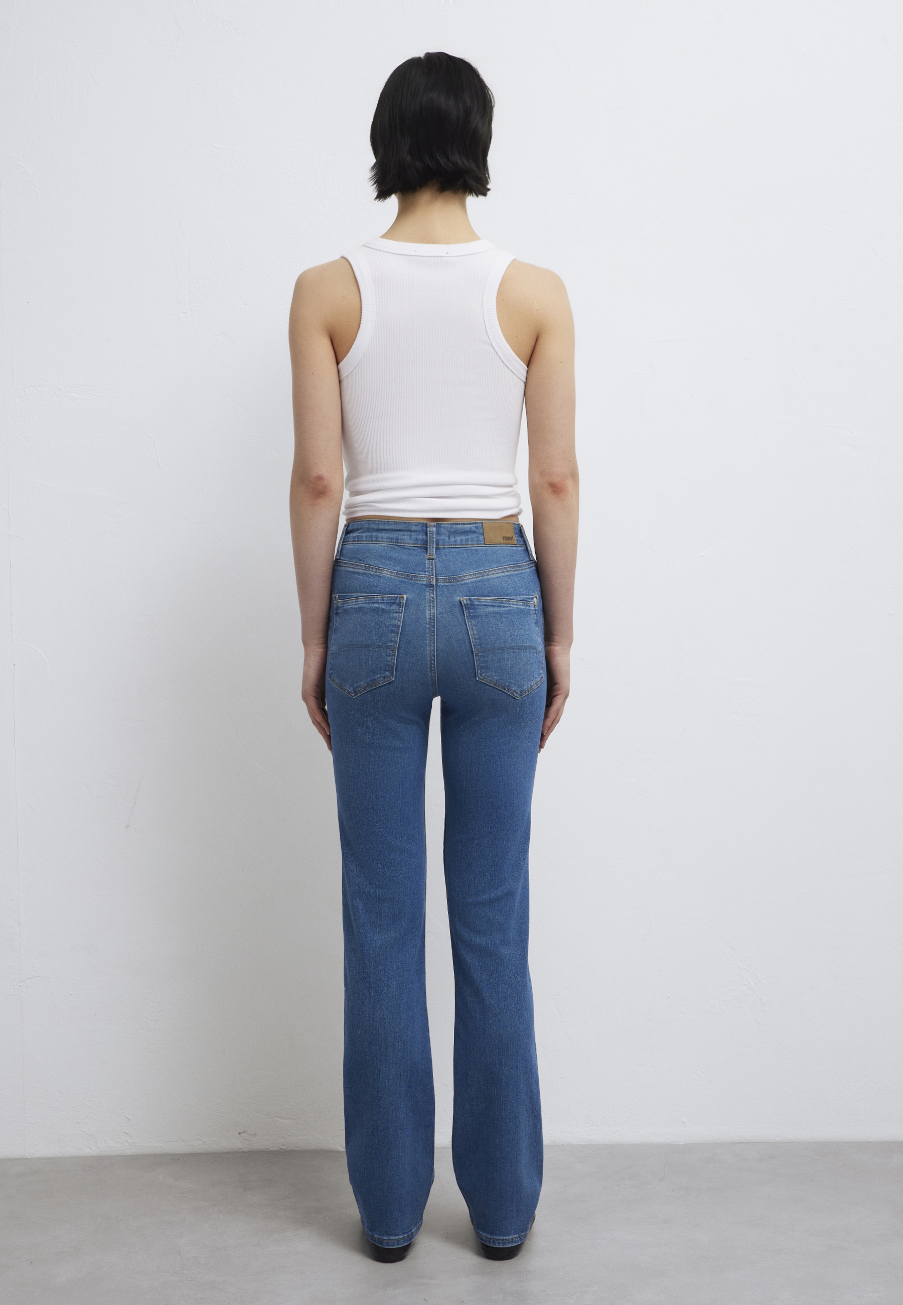 Mavi Straight-Jeans »KENDRA« gerde Form