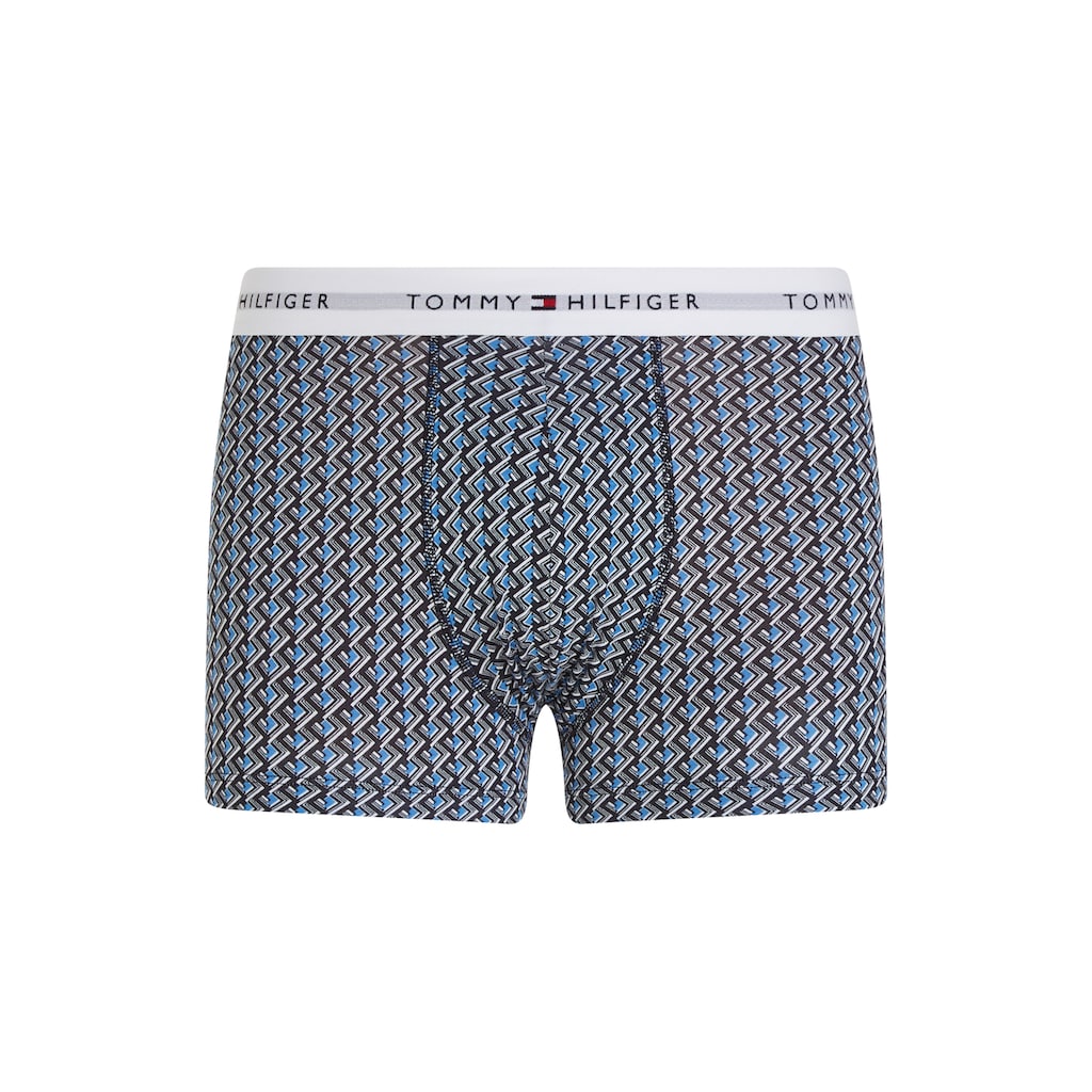 Tommy Hilfiger Underwear Trunk »3P TRUNK PRINT«, (Packung, 3 St., 3er-Pack), mit Tommy Hilfiger Logo-Elastikbund, Signature Kollektion