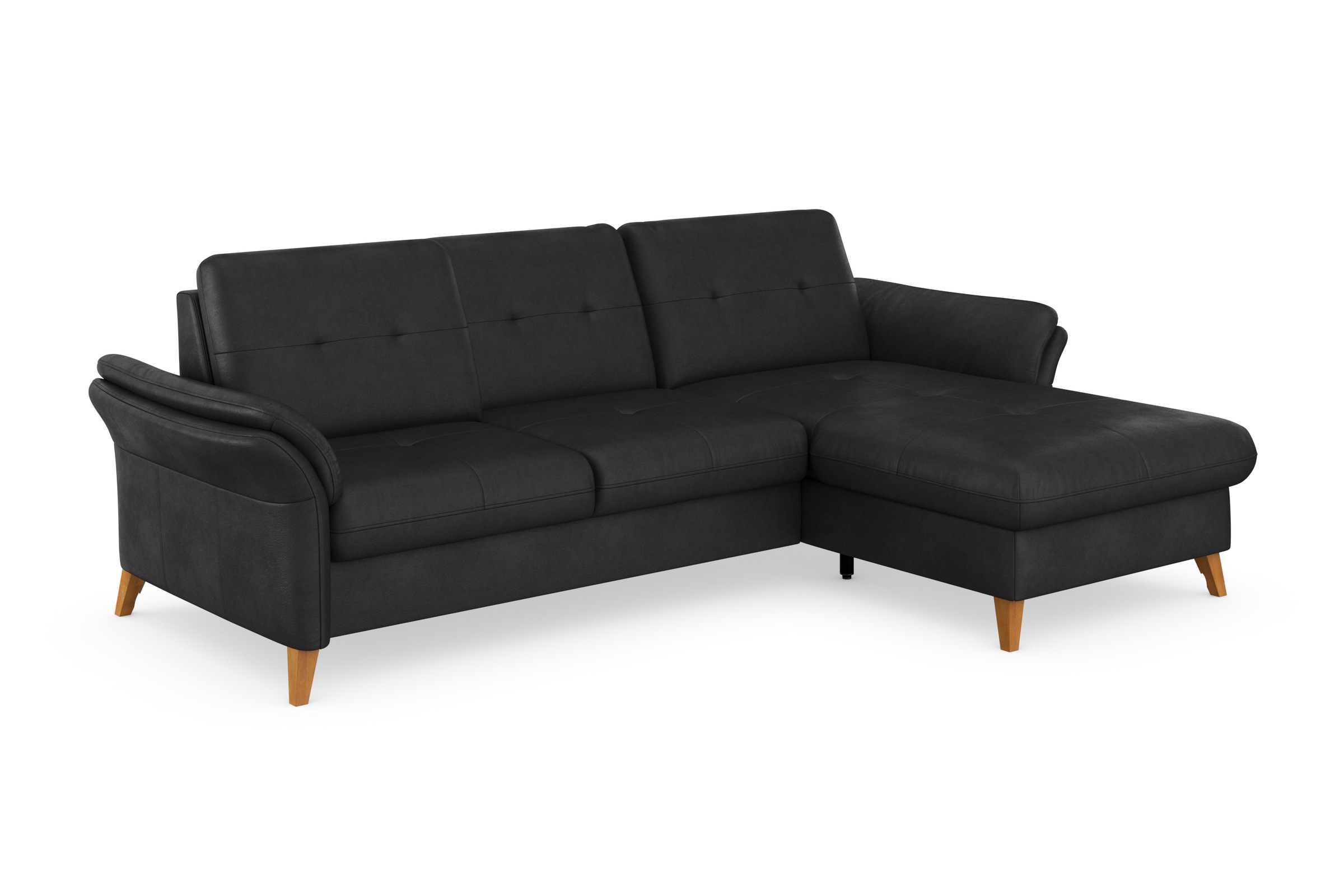 sit&more Ecksofa »Göteborg«, Sitztiefenverstellung und Federkern, wahlweise mit Bettfunktion