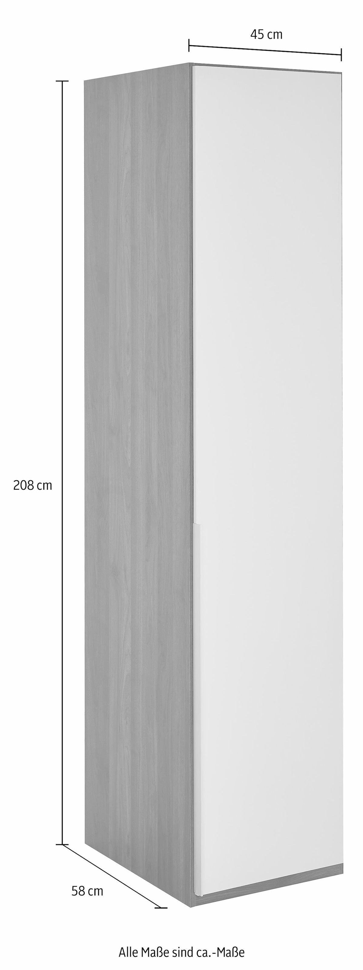 Wimex Kleiderschrank »New York«, in vielen Breiten, 208 oder 236cm hoch
