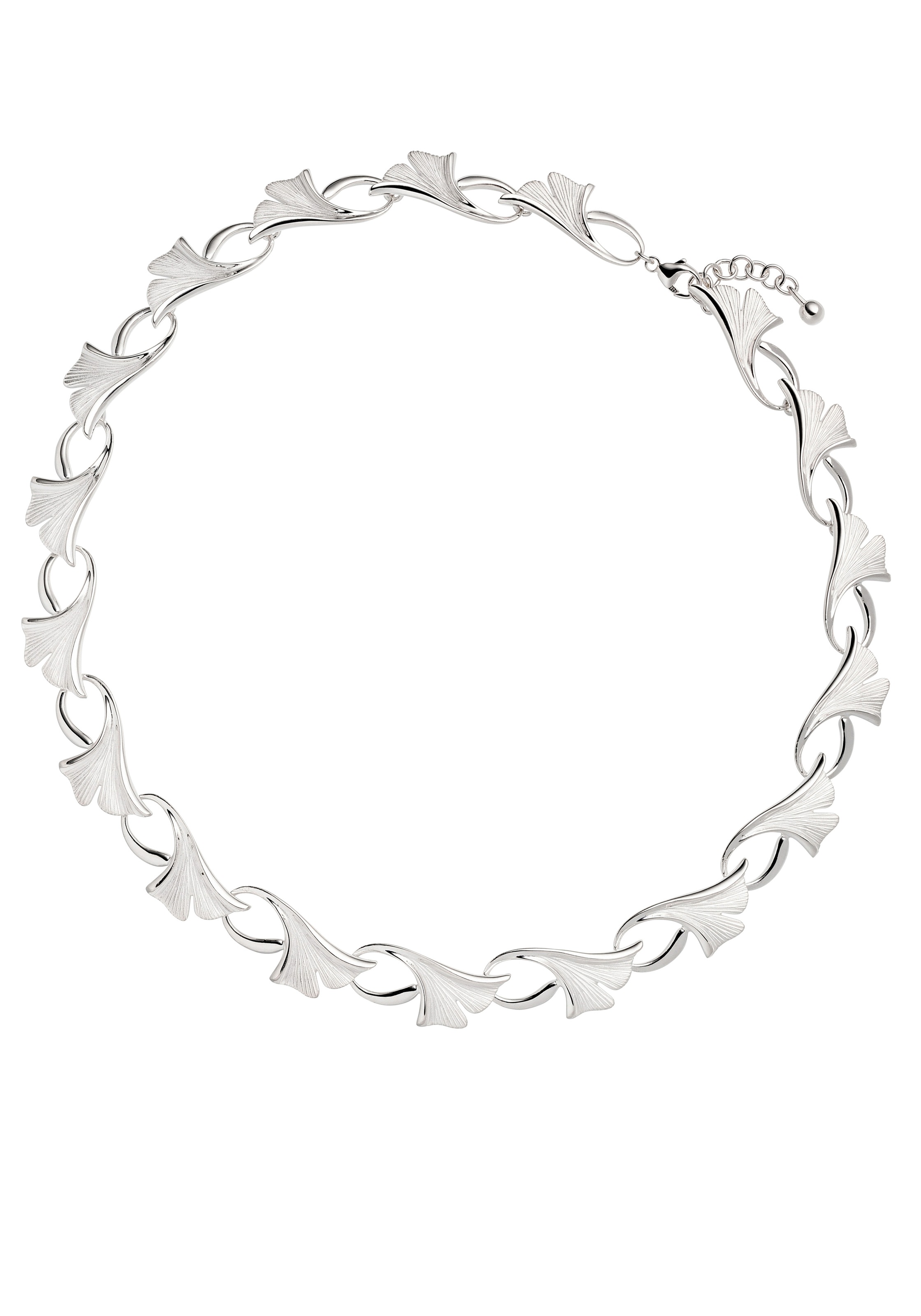 JOBO Kette ohne Anhänger »Halskette Ginko«, 925 Silber 47 cm