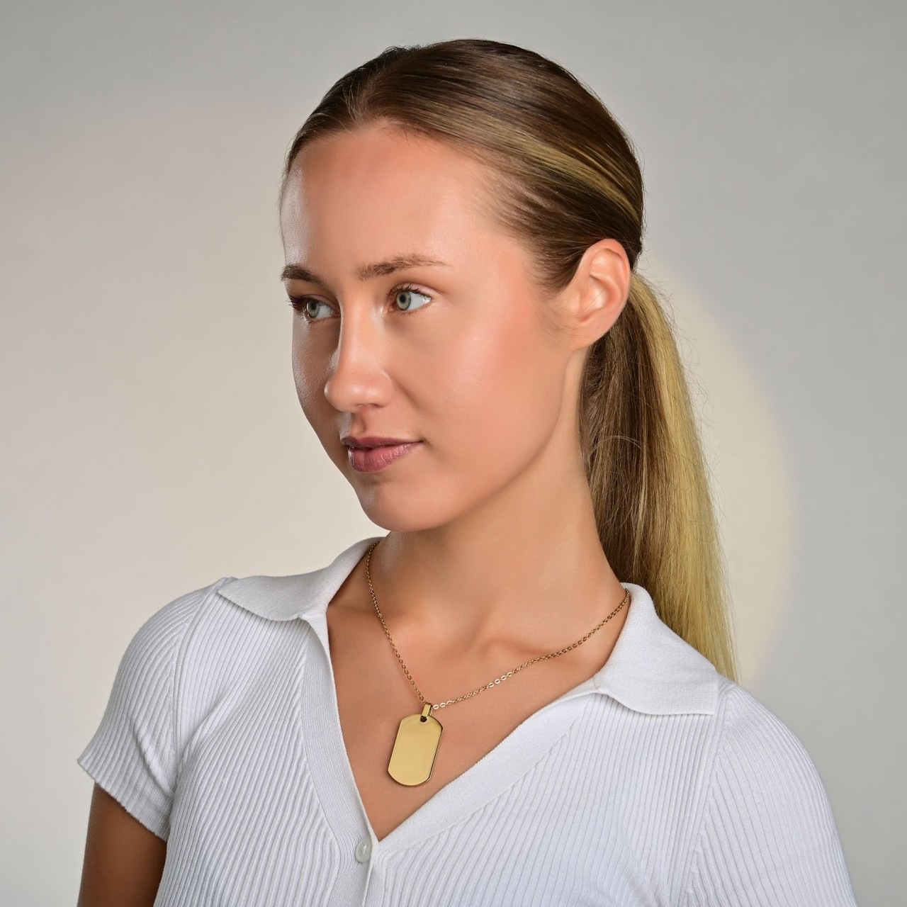 Kettenanhänger ADELIA´S "modischer Schmuck Anhänger aus Edelstahl", gold, Schmuckanhänger, Damen, Edelstahl, Kettenanhänger 9