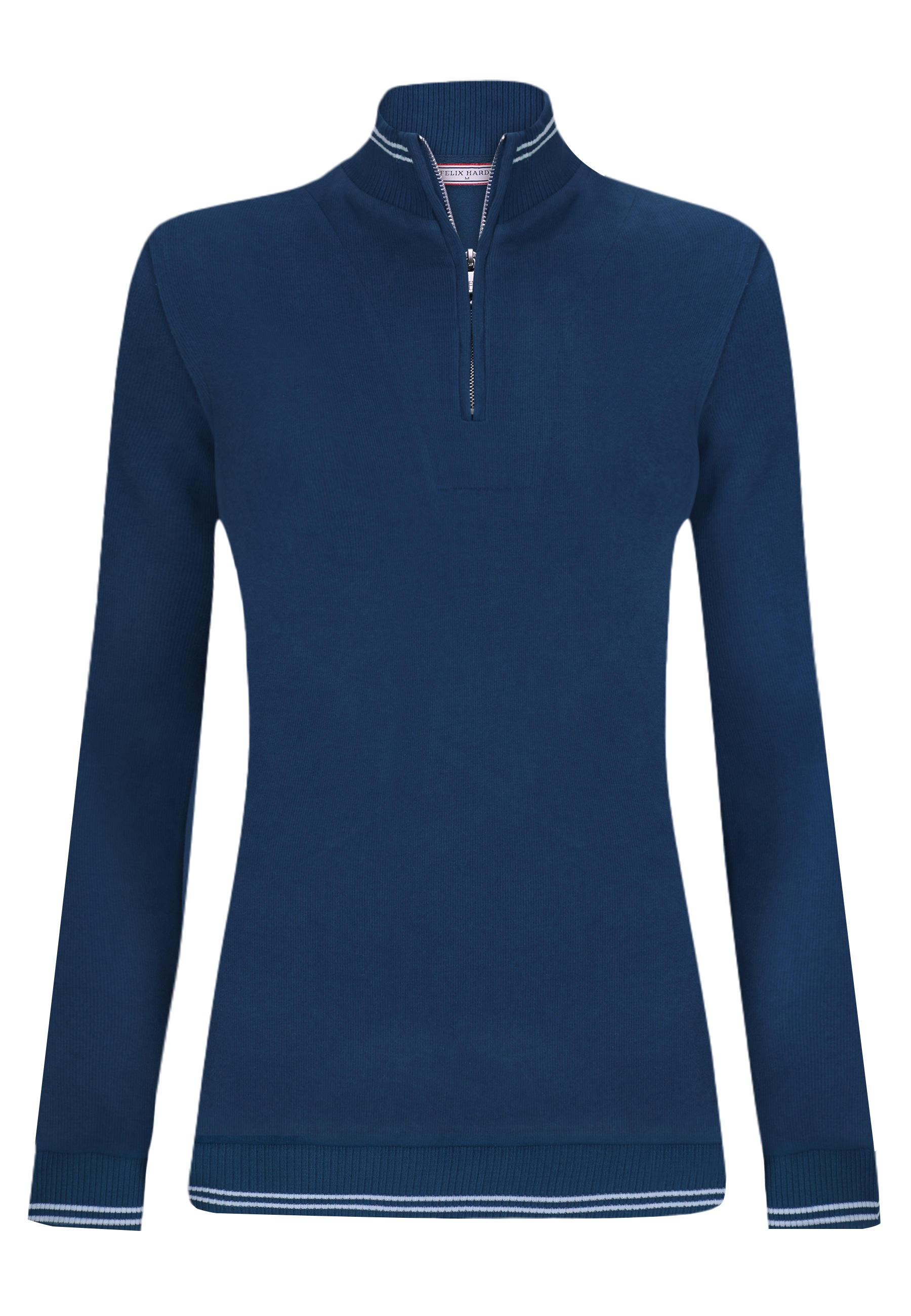 Felix Hardy "Strickpullover mit halbem Reißverschluss"