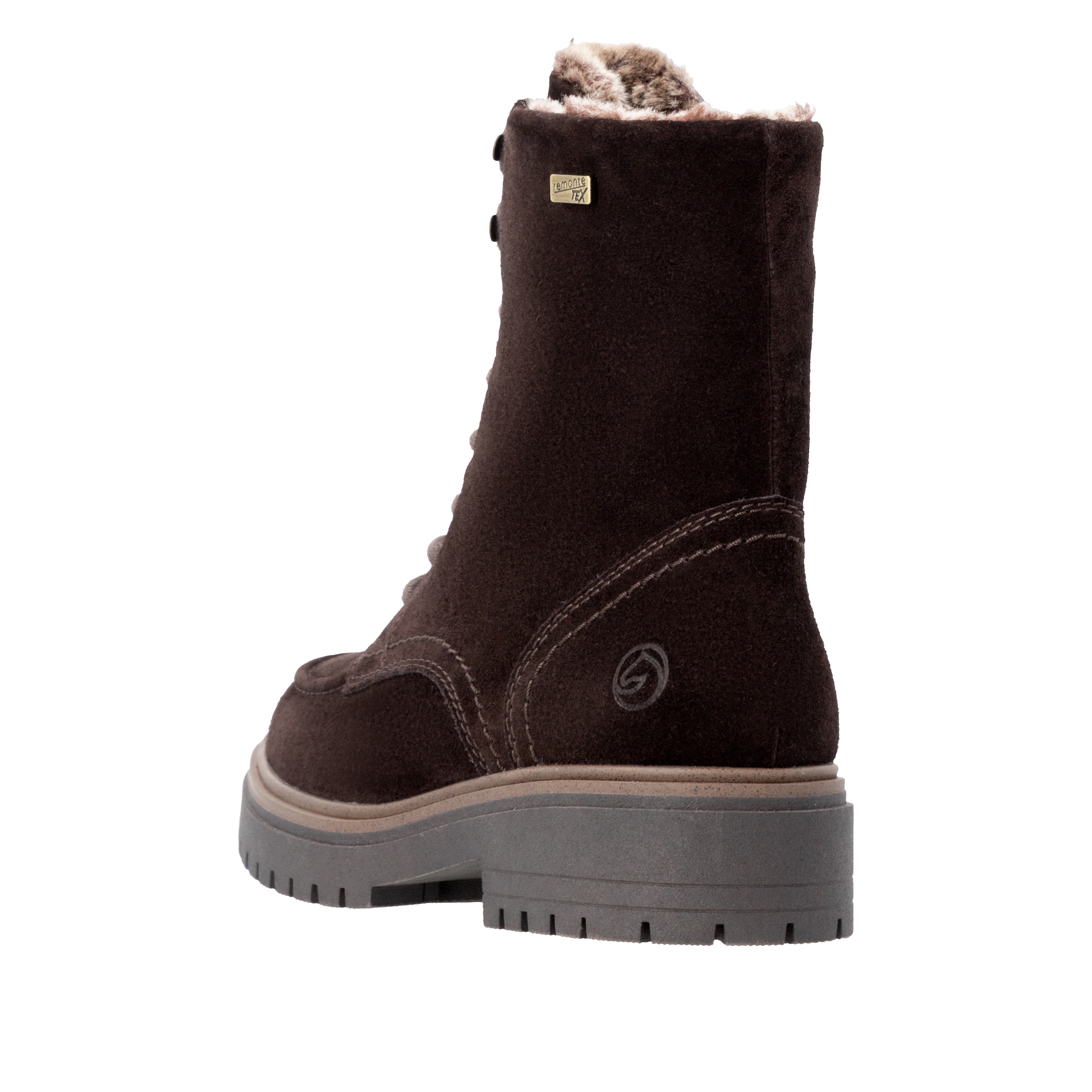 Remonte Winterboots  Schnürboots, Winterstiefelette mit Lammwollfutter, TEX-Membrane