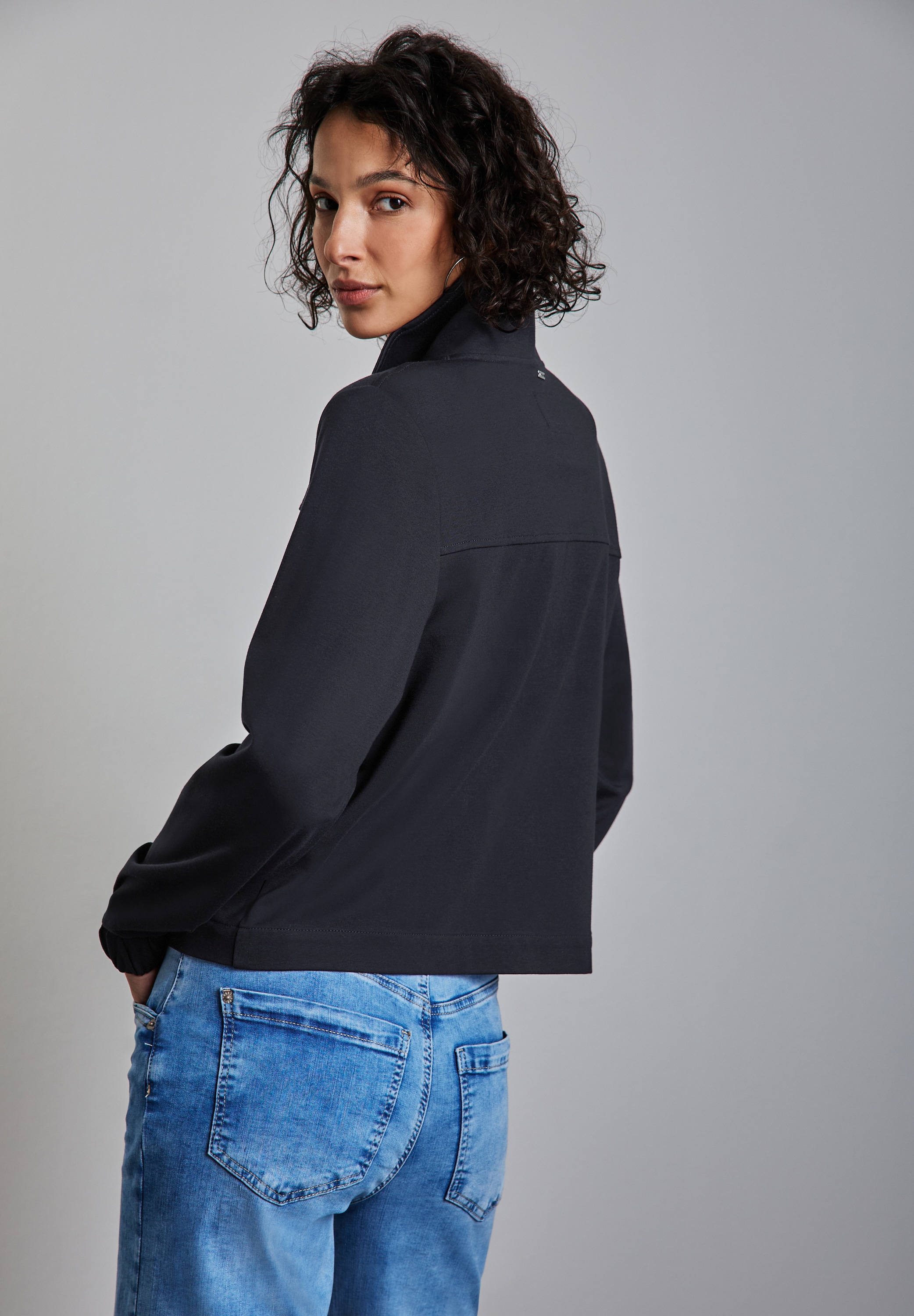 STREET ONE Kurzjacke, ohne Kapuze, mit Stehkragen