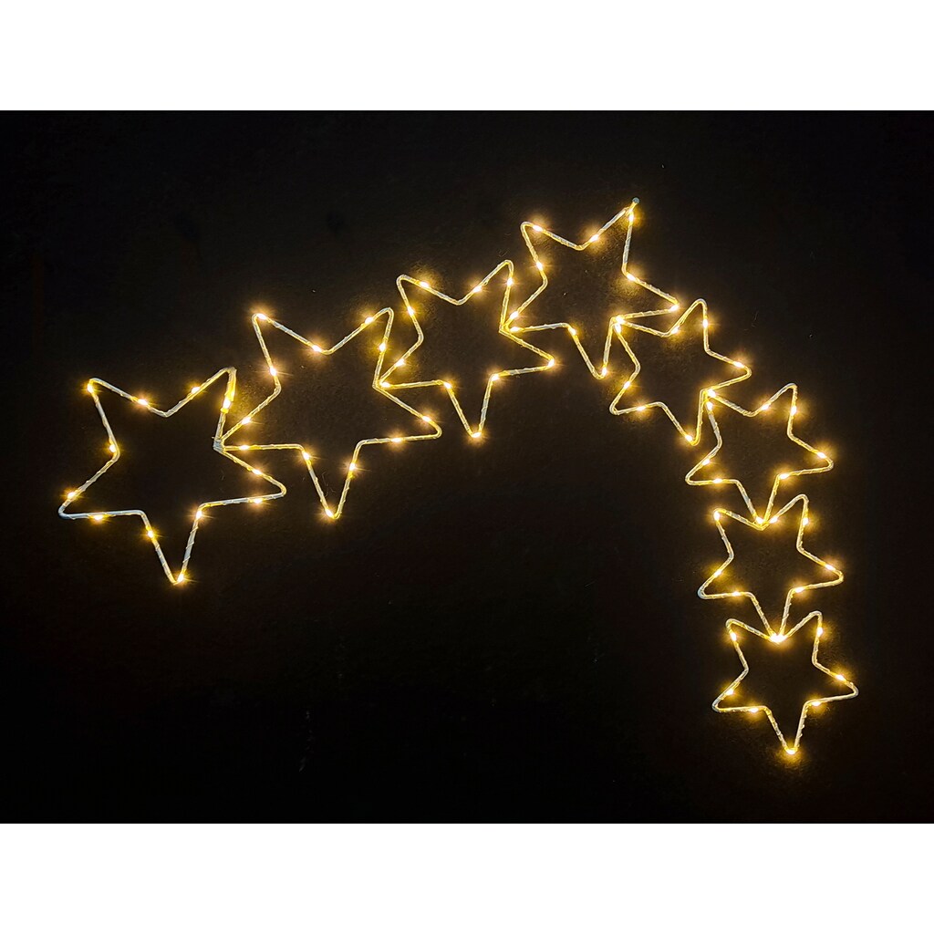 LED Dekolicht »Weihnachtsdeko aussen«, 80 flammig-flammig, mit 6/18h Timer