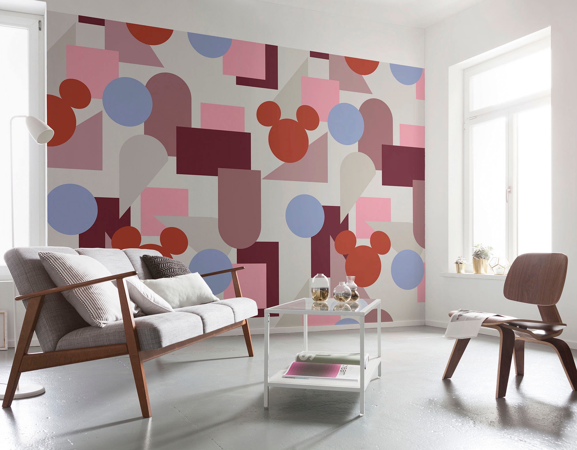 Komar Vliestapete »Digitaldruck Vlies -  Colourful Mickey - Größe 400 x 250 cm« bedruckt glatt Kinderzimmer