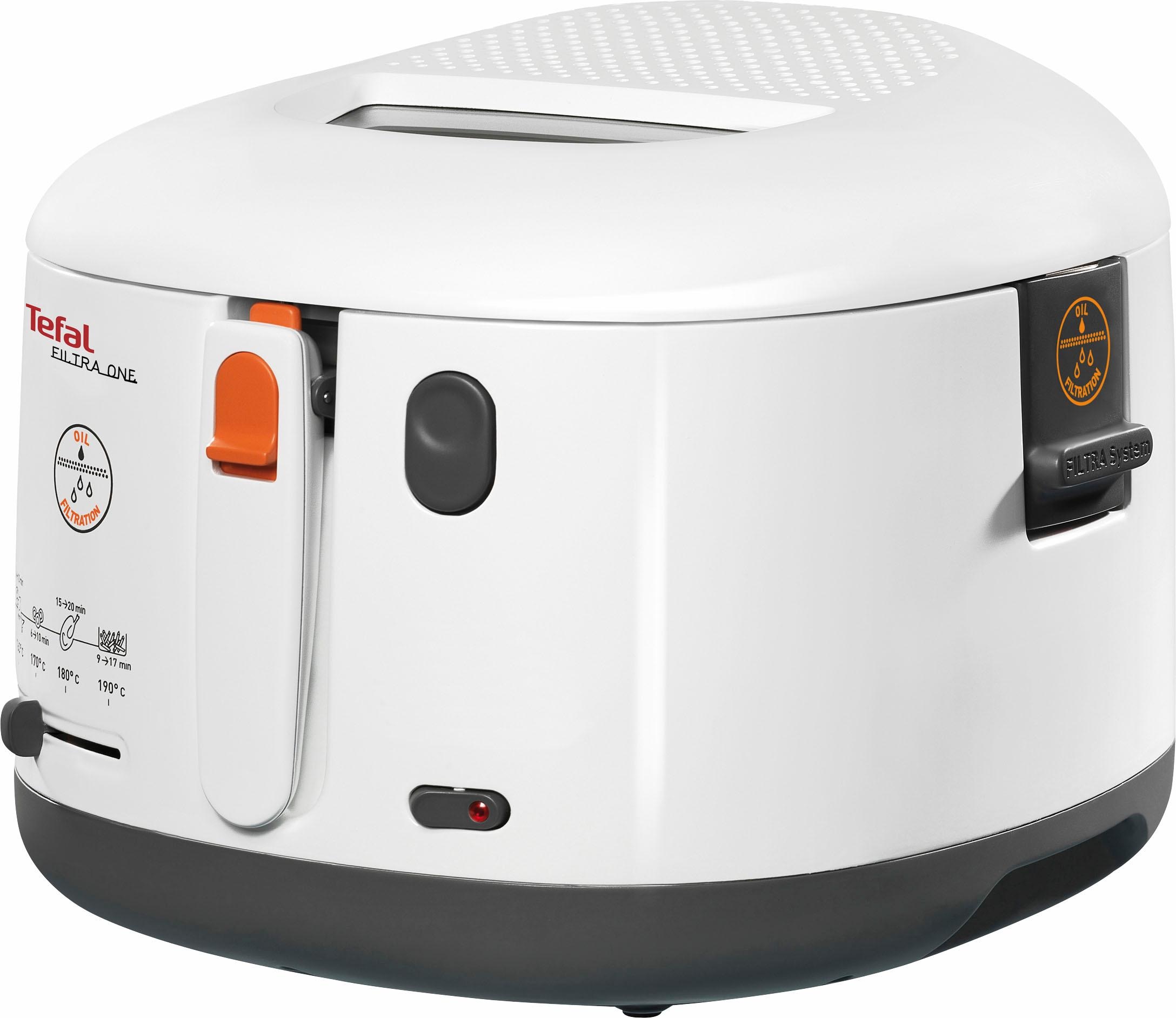 Tefal Fritteuse »Fritteuse FF1631 One Filtra«, 1900 W, 1,2 Kg, Auffangsieb für Frittierreste, spülmaschinenfest