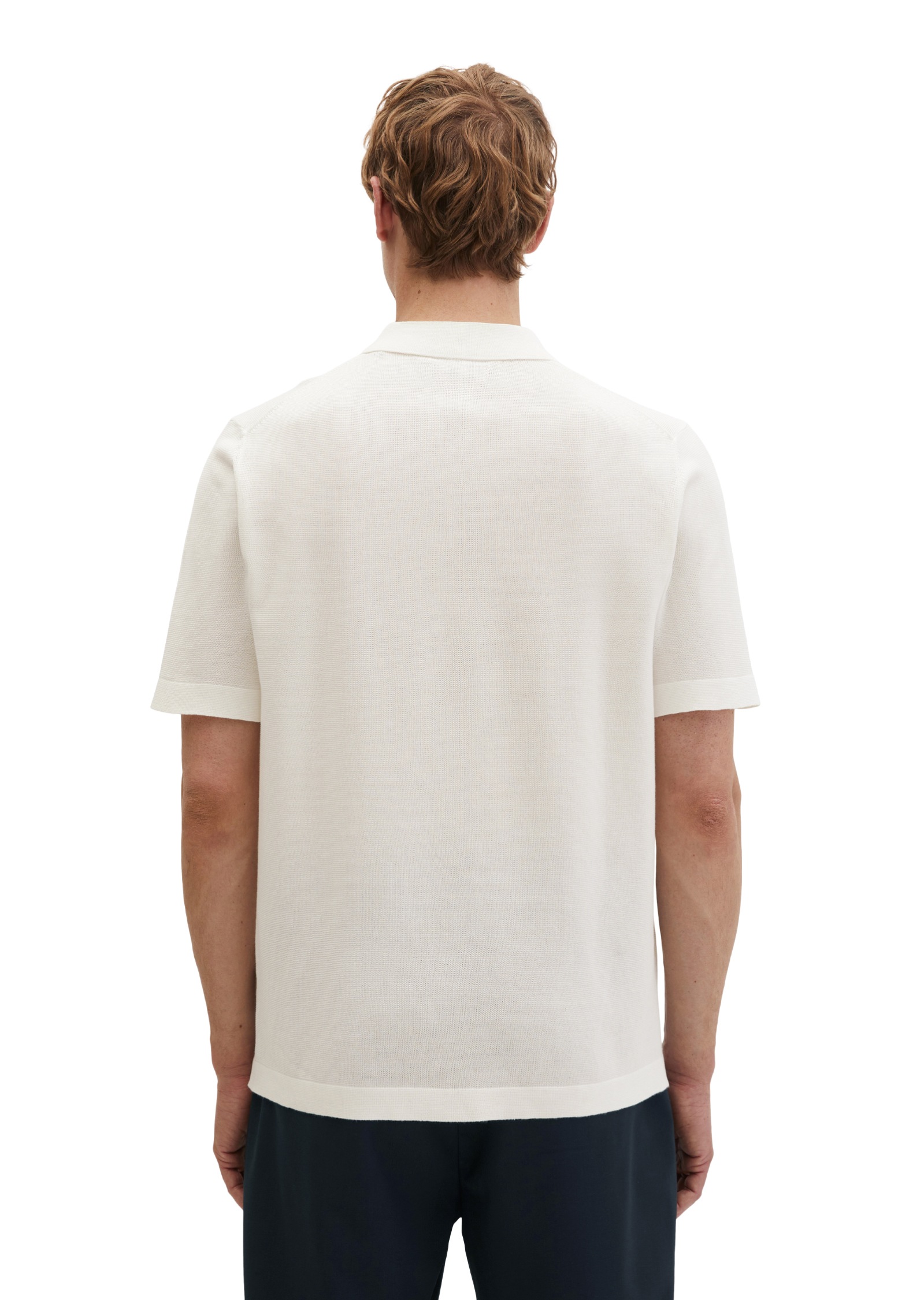 Marc O'Polo Poloshirt »DFB Travel Collection« aus reiner Bio-Baumwolle, Strick-Polo