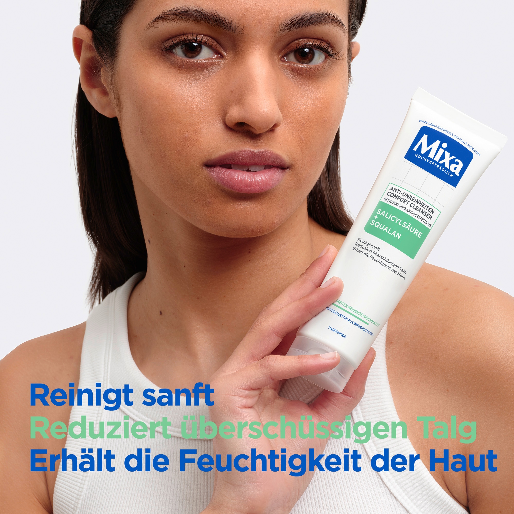 Mixa Pflegestift »Mixa Anti-Unreinheiten Comfort Cleanser«, mit hoher Wirksamkeit