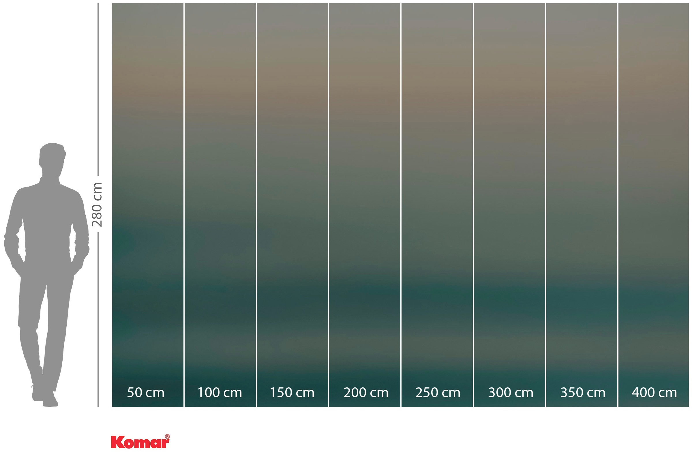 Komar Vliestapete »Digitaldruck Vlies -  Ocean Sense - Größe 400 x 280 cm« bedruckt glatt Wohnzimmer, Schlafzimmer