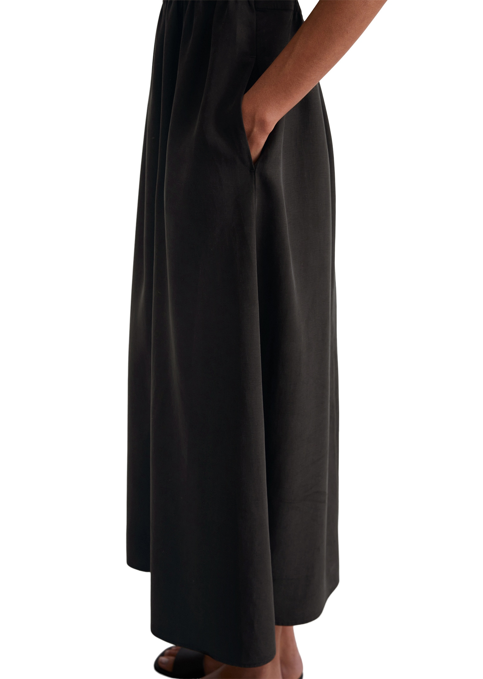 Marc O'Polo Midikleid »aus TENCEL™ Lyocell-Leinen-Mix«