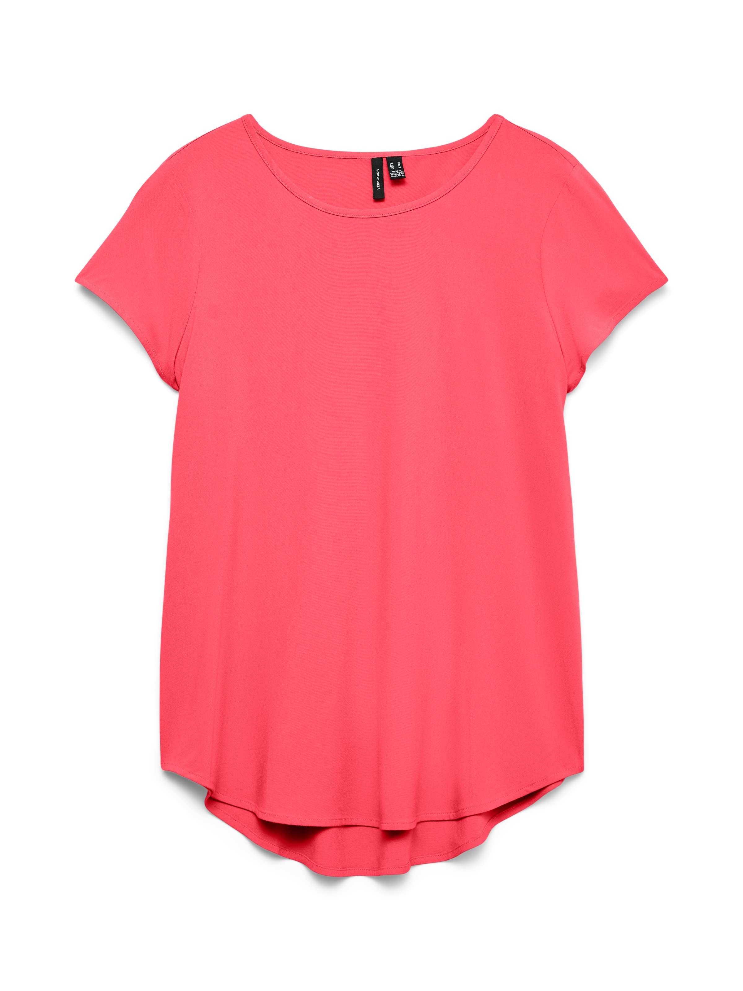 Vero Moda Blusenshirt "VMBELLA SS TOP WVN GA NOOS" Viskosemischung, abgerun günstig online kaufen