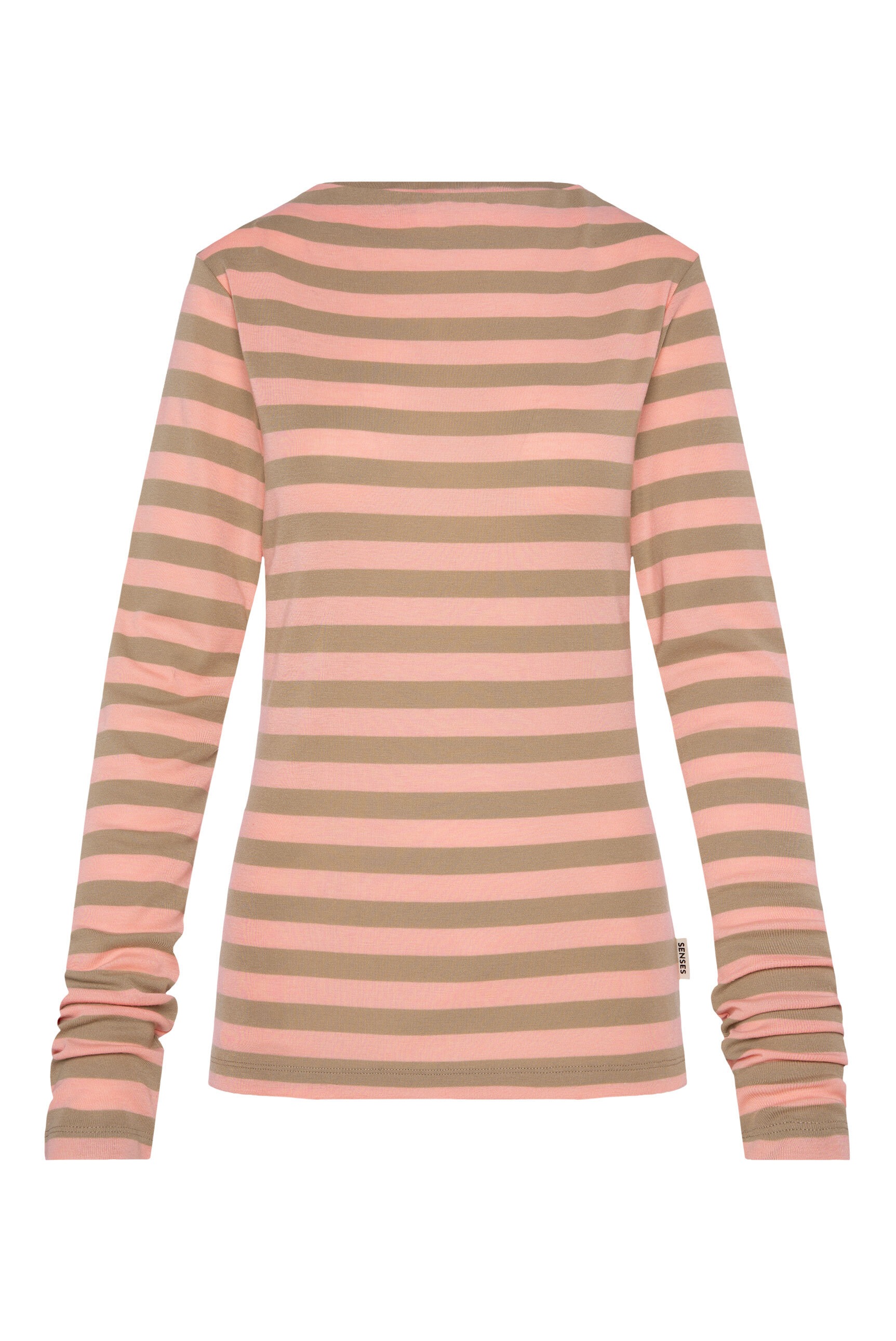 SENSES.THE LABEL Rundhalsshirt mit überlangen Ärmeln