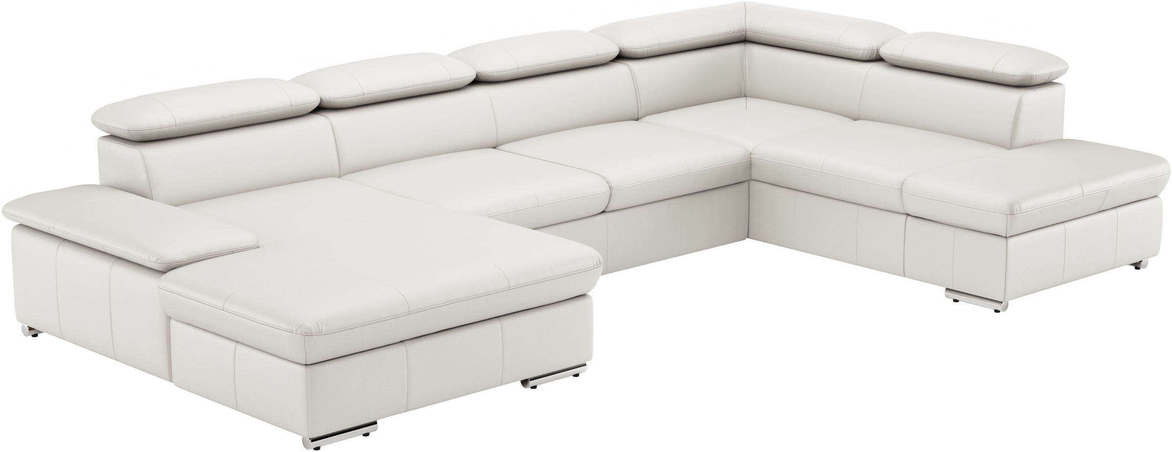 sit&more Wohnlandschaft »Valantine U-Form«, inkl. Kopf- und Armteilverstellung, wahlweise mit Bettfunktion