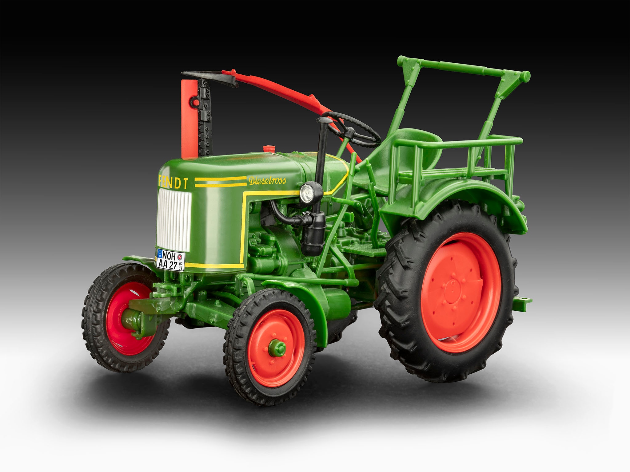 Revell® Modellbausatz »Click System, Fendt F20 Dieselroß Traktor«, 1:24, Made in Europe