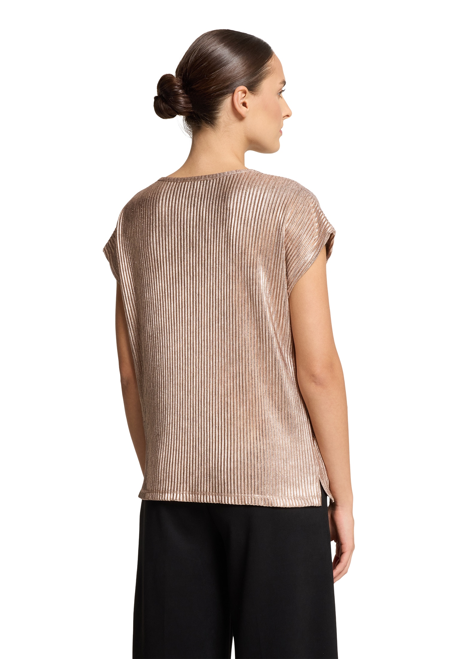 Betty Barclay Kurzarmshirt »Betty Barclay Damen Casual-Shirt mit Glanzeffekt«, (1 tlg.), Foliendruck