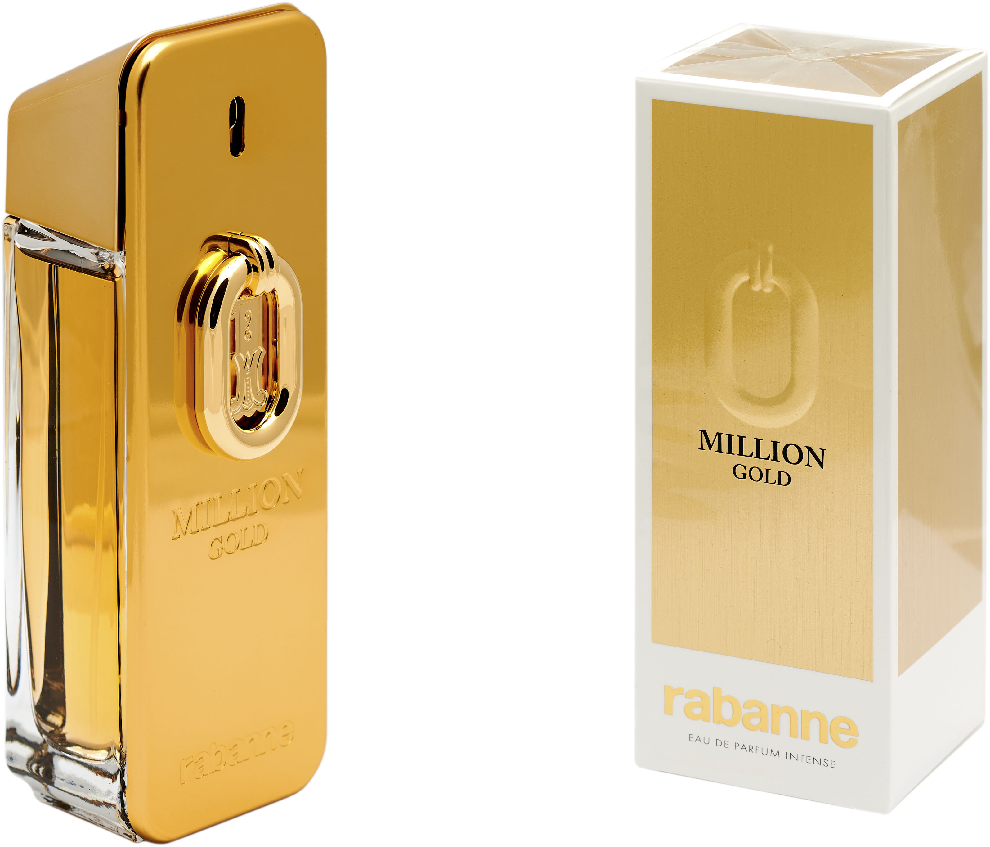 PACO RABANNE Damen Eau de Parfum "Rabanne Million Gold Intense", 200ml, transparent, Parfüms, mit holziger Note