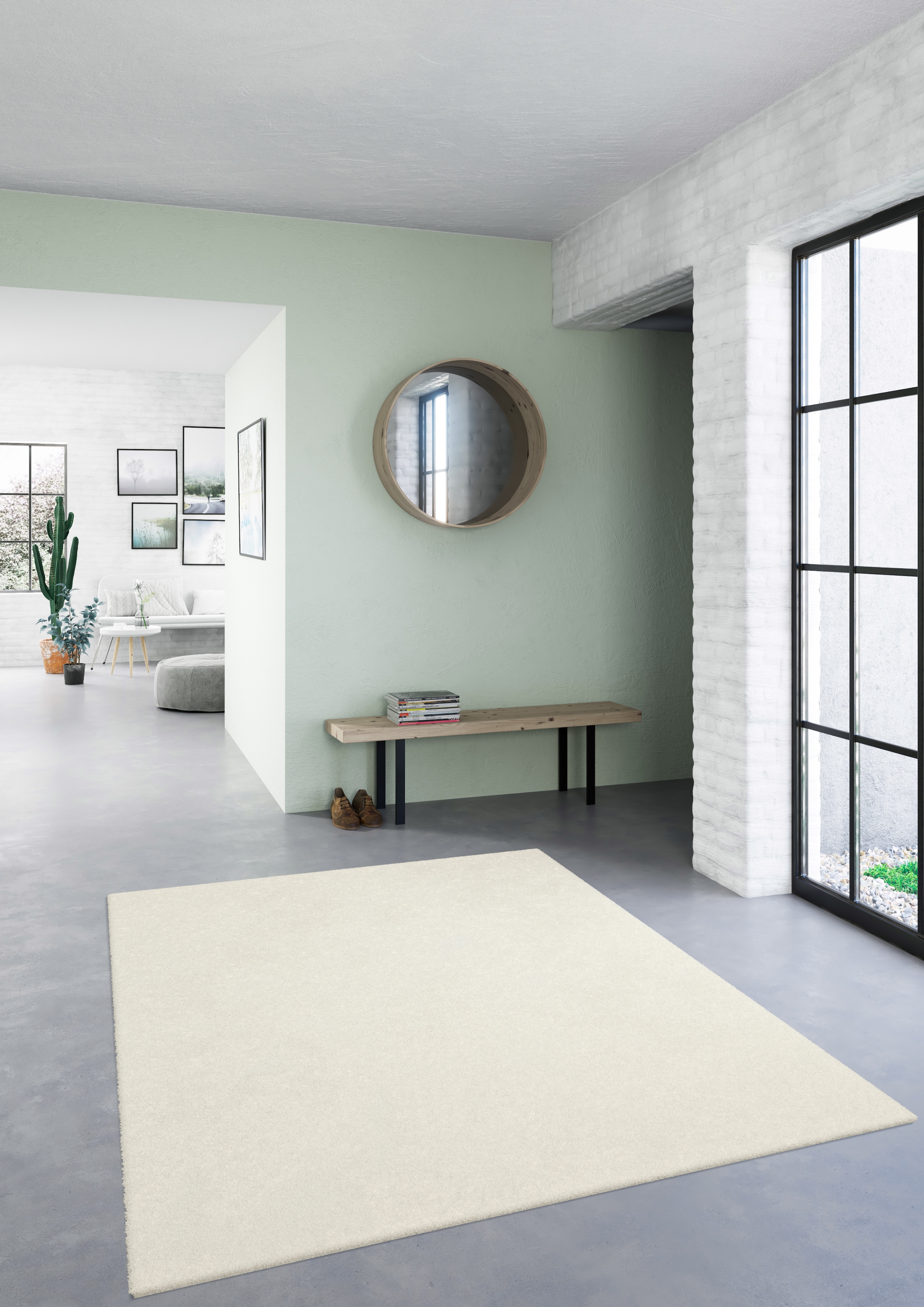 Primaflor-Ideen in Textil Teppich "MELLOW, Made in Belgium" rechteckig 19 m günstig online kaufen