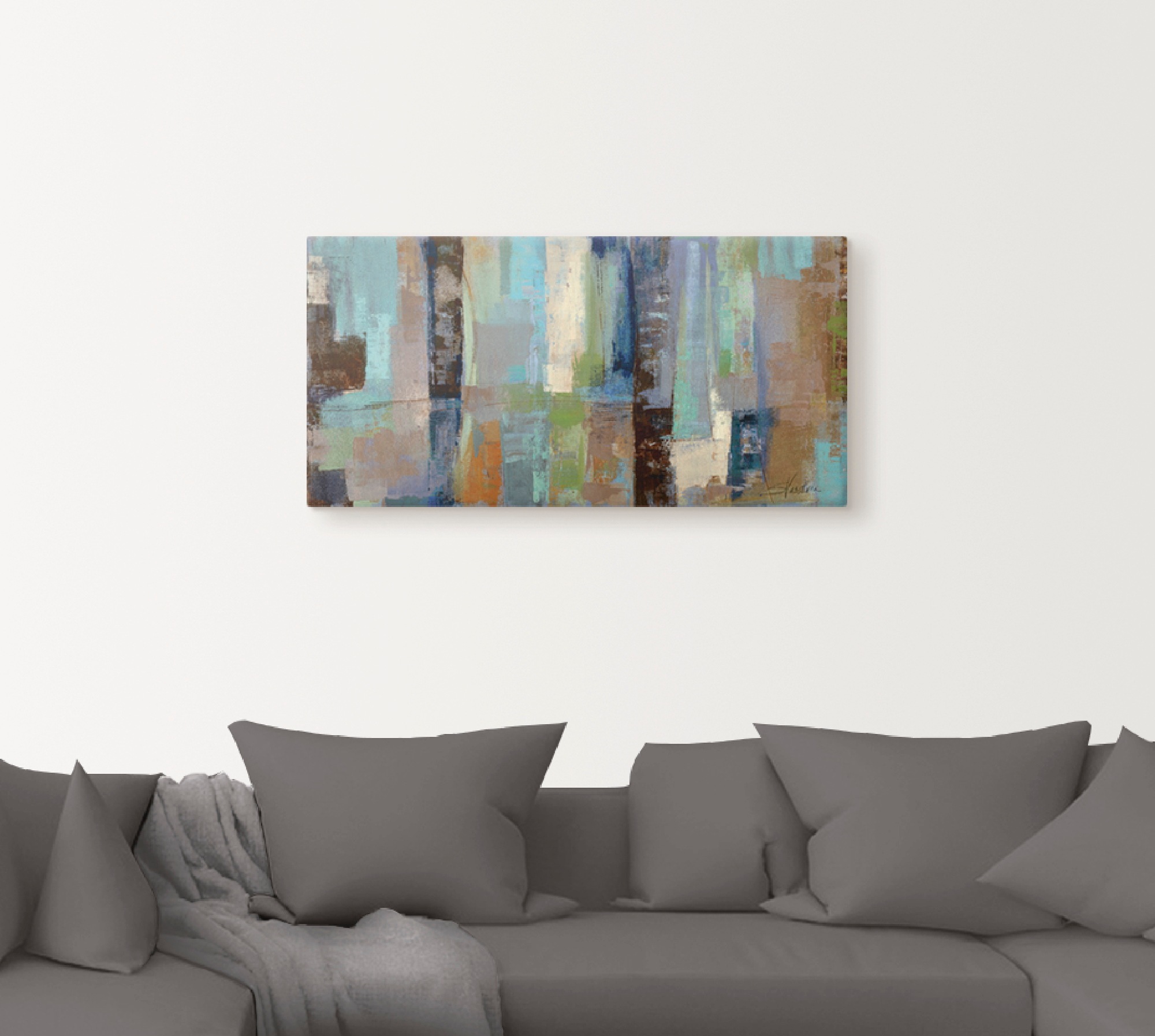 Artland Wandbild »Dachfenster«, Muster, (1 St.), als Leinwandbild, Wandaufkleber in verschied. Größen