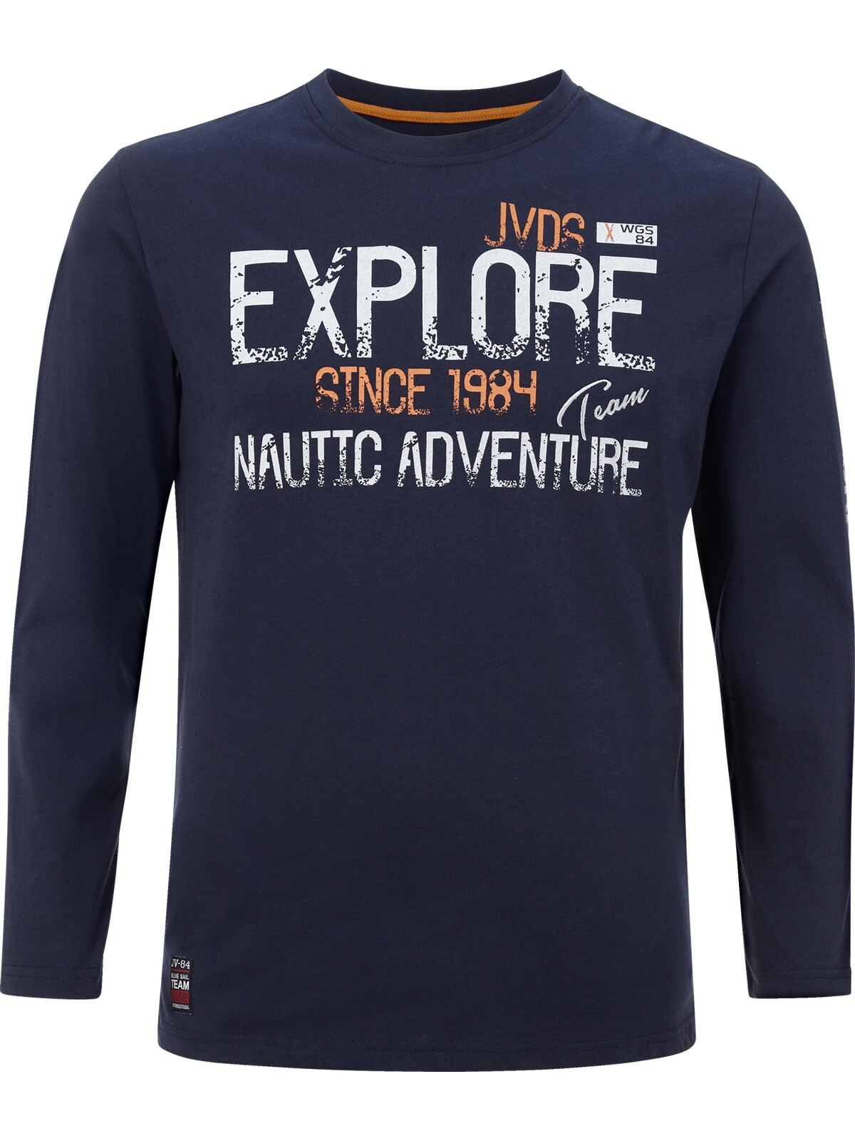 Jan Vanderstorm T-Shirt "Langarmshirt ELION" 1 Stk. Langarmshirt, Entdecker günstig online kaufen