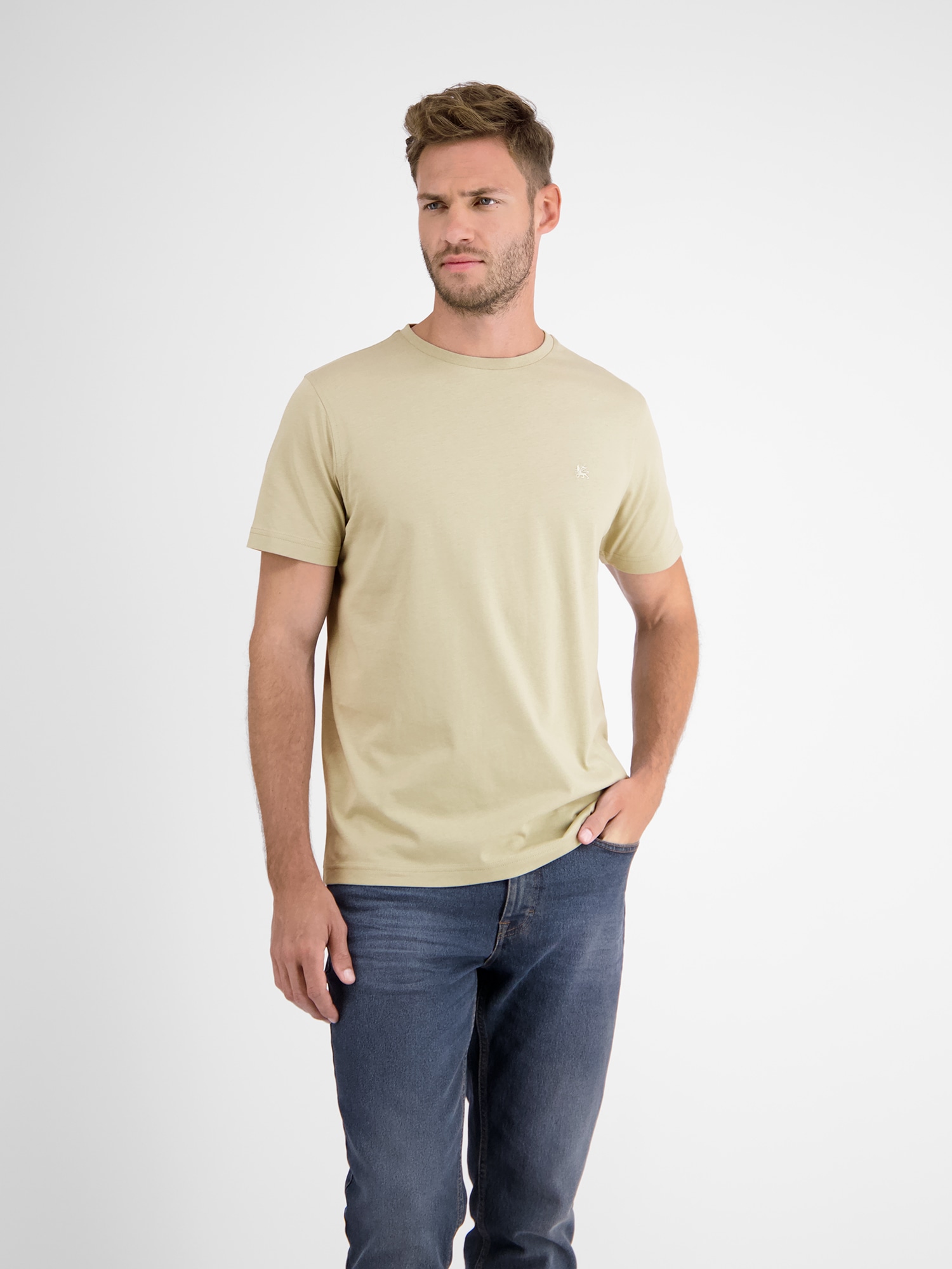 vielen | in T-Shirt Basic T-Shirt »LERROS LERROS ▷ Farben« kaufen BAUR