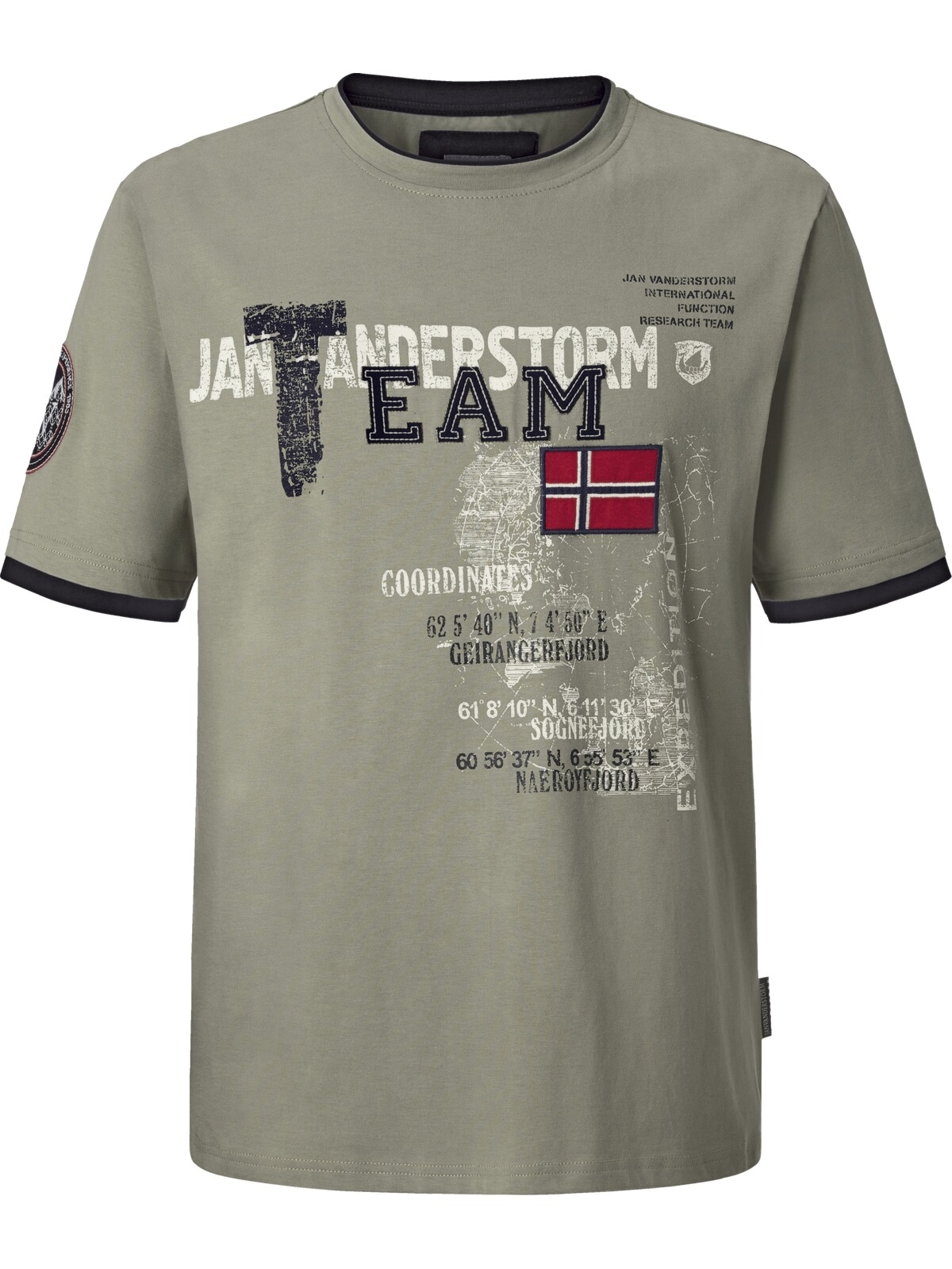 Jan Vanderstorm T-Shirt "T-Shirt SÖLVE" günstig online kaufen