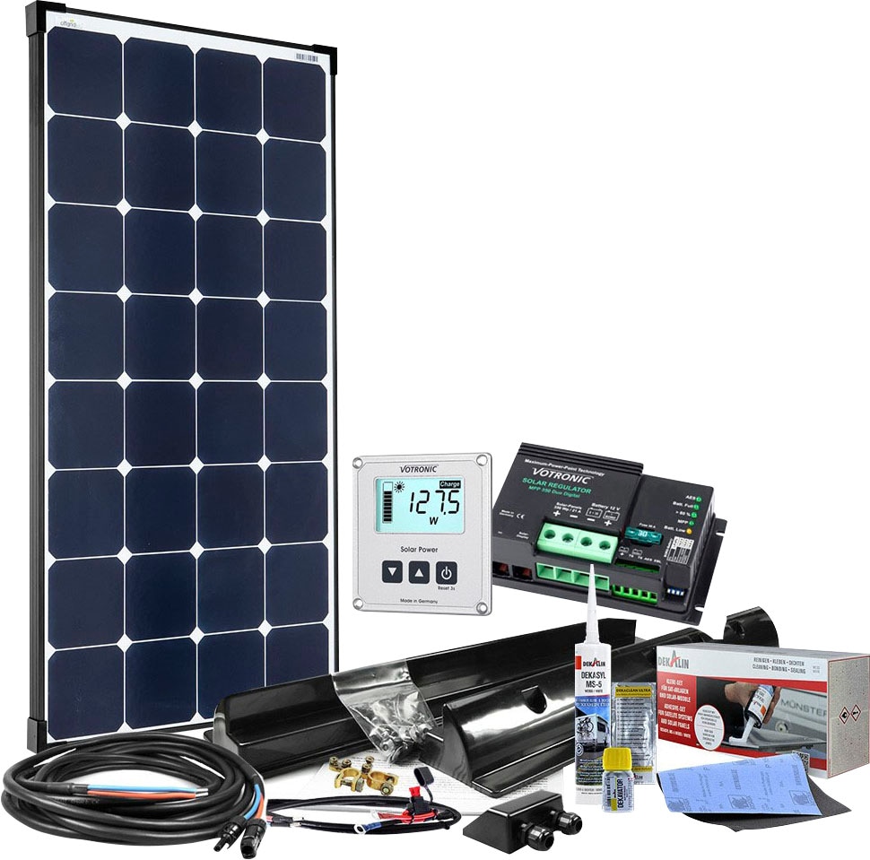 Solaranlage »120W 12V MPPT Wohnmobil Komplettset EBL-Option«, (Set),  High-End Solarmodul auf Raten