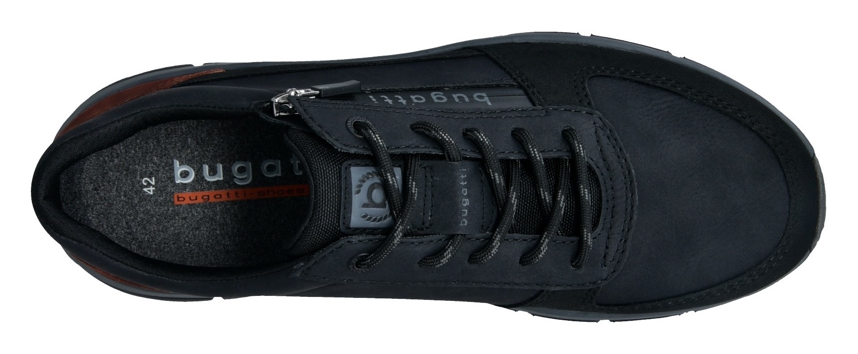 bugatti Sneaker, Schnürschuh, Halbschuh, Freizeitschuh mit Profilsohle