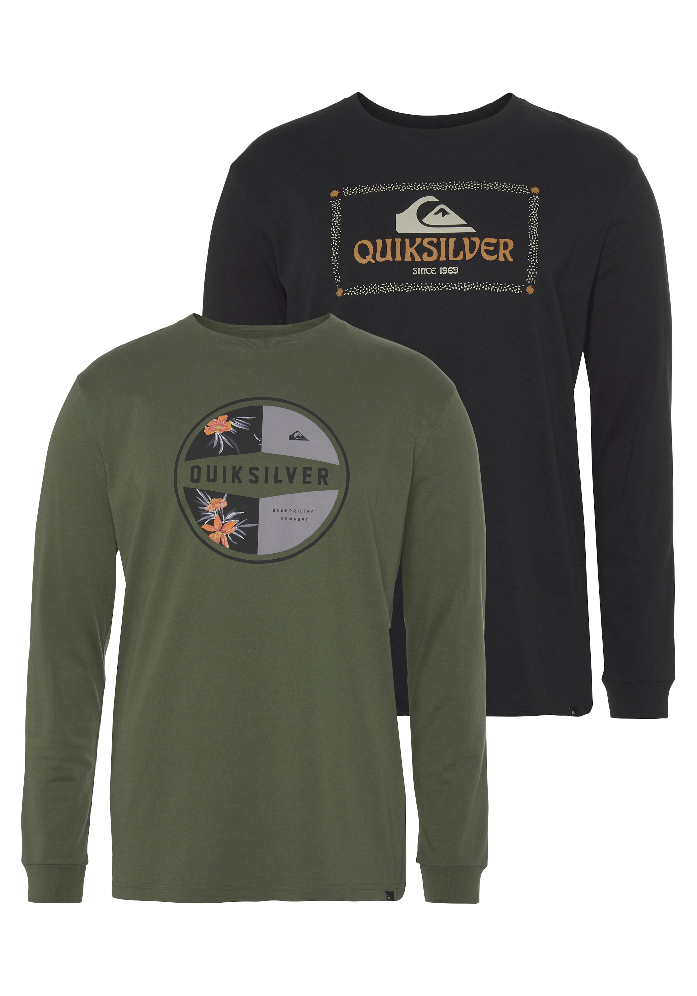 Quiksilver T-Shirt "BLOOM DREAM PACK LS TEE YM" Packung, 2 Stk. tlg. im Dop günstig online kaufen