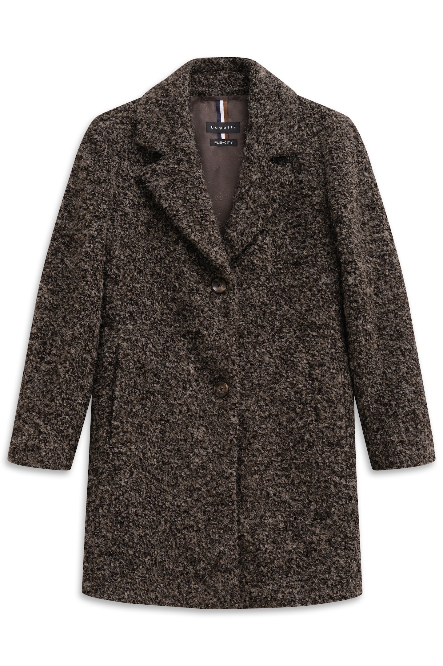 Thumbnail - bugatti Kurzmantel "Comfort Fit" mit Flexcity Stretch in Boucléqualität