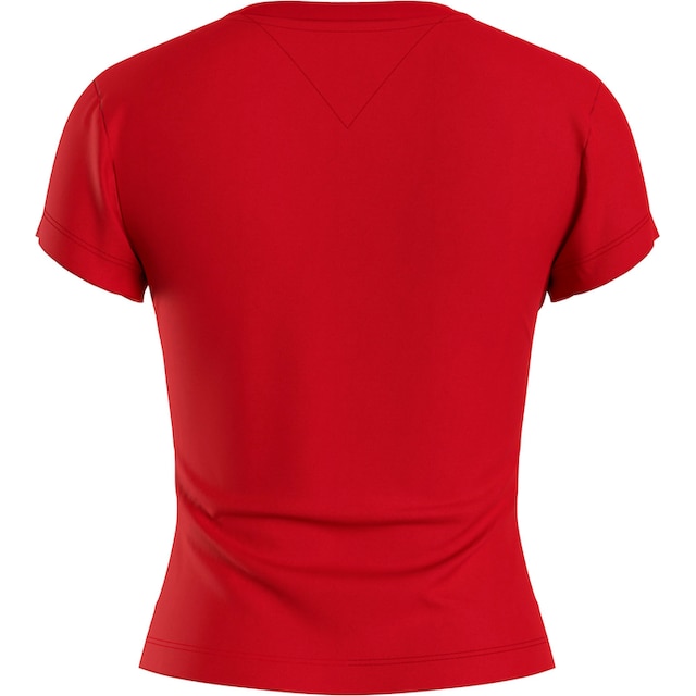Tommy Jeans T-Shirt »TJW BBY ESSENTIAL LOGO 2«, mit Logodruck und  Logostickerei online bestellen | BAUR