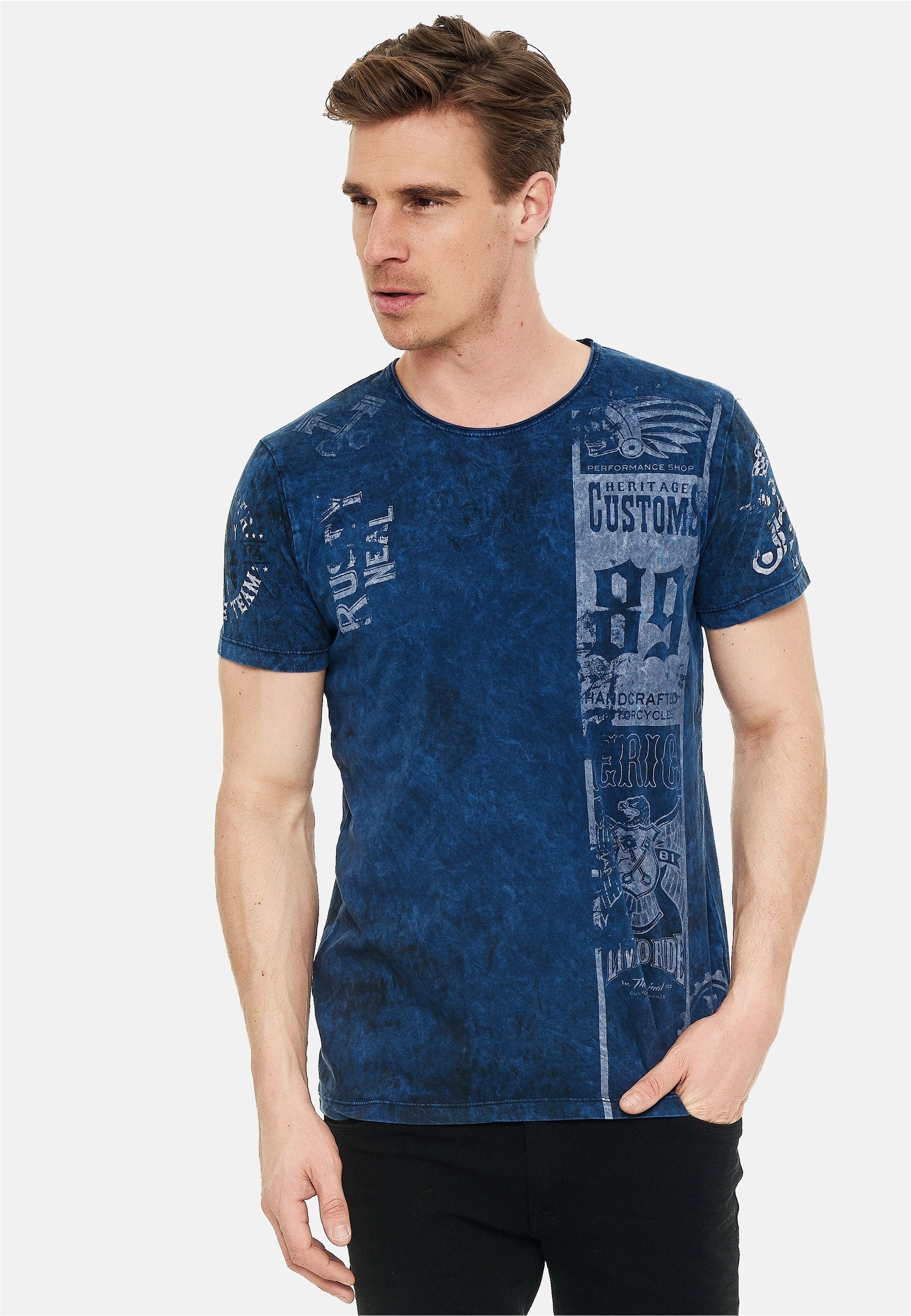 Rusty Neal T-Shirt mit modernem Print